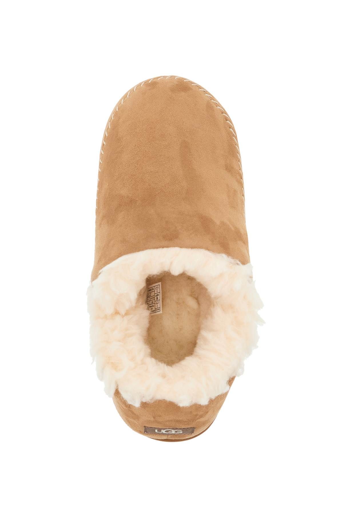 Shop Ugg 'leather Suede Slip-on Shoes In Beige