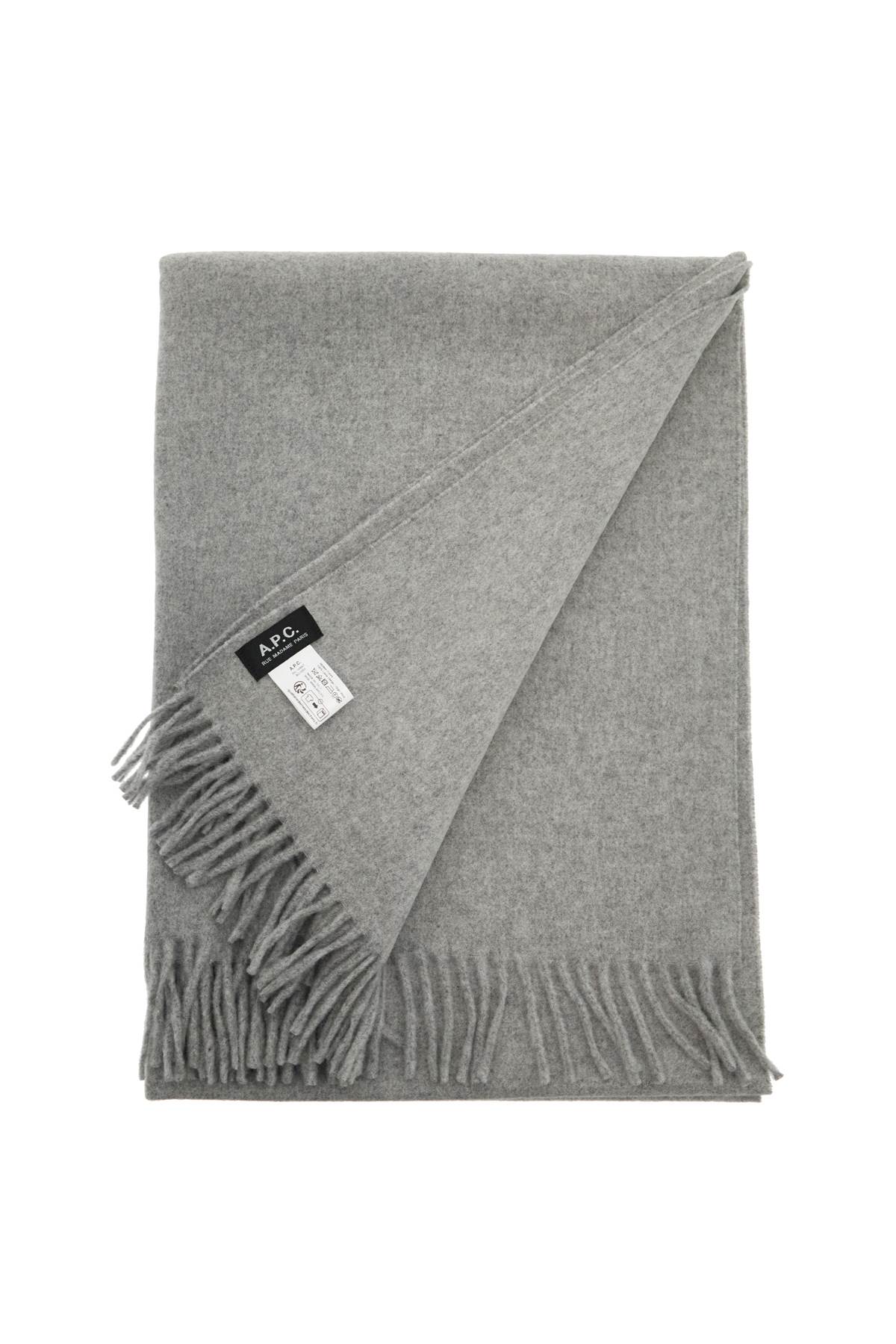 APC ALIX BRODÉE WOOL SCARF 