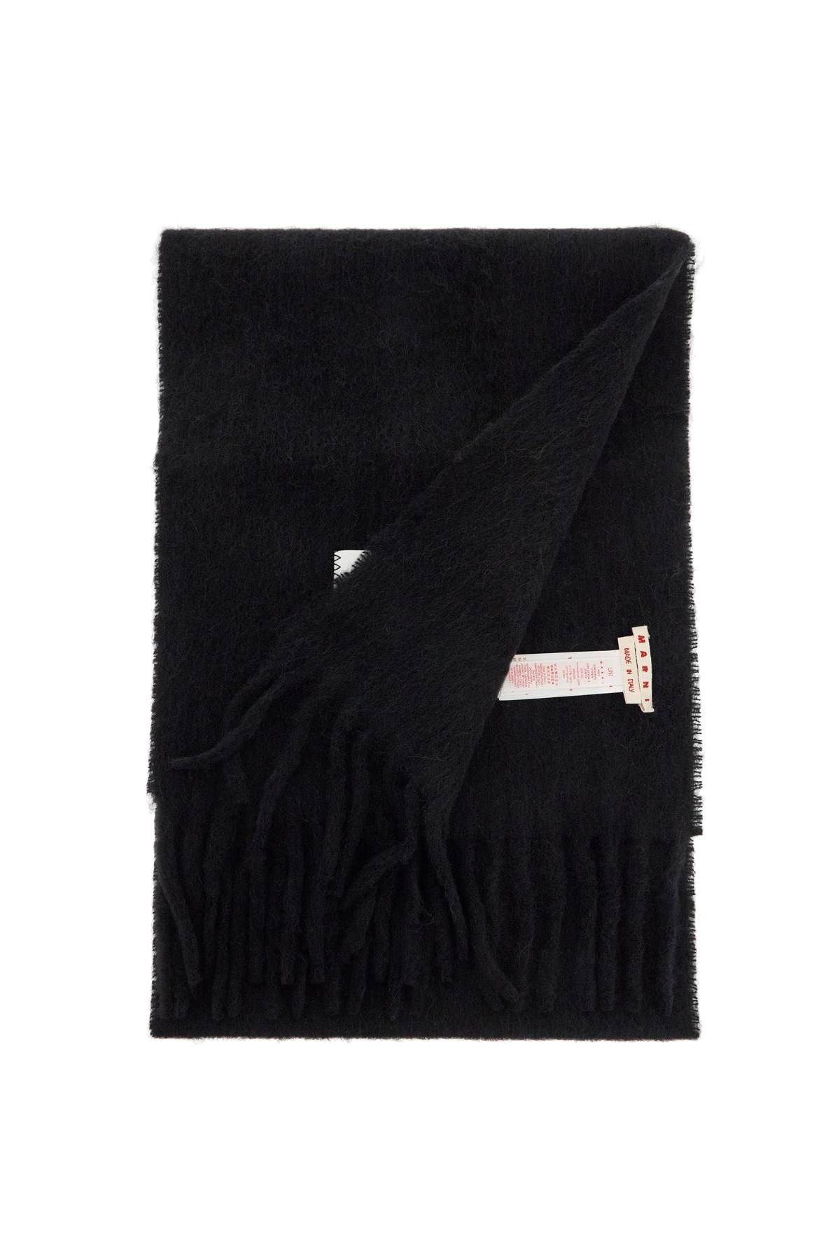 Shop Marni 'brushed Alpaca In Black