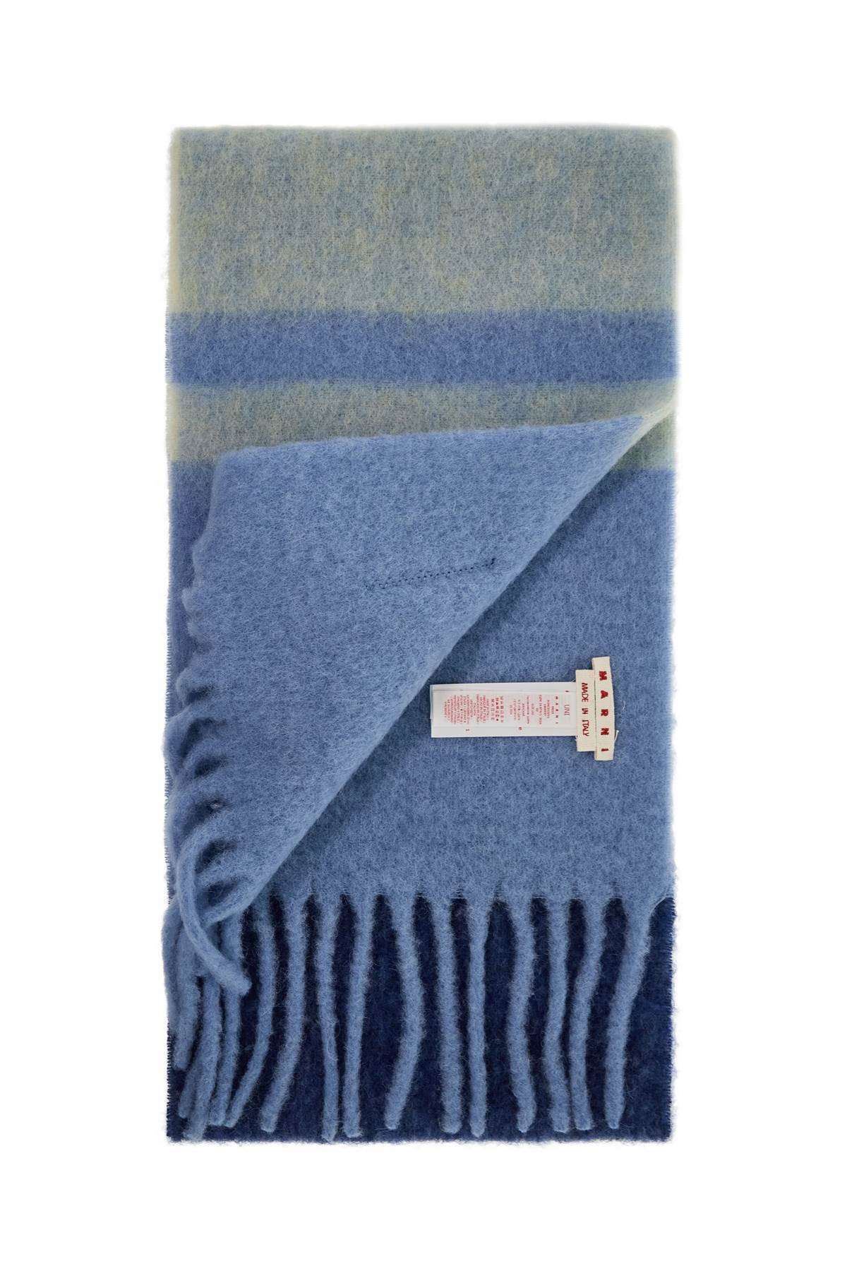 Shop Marni Mohair Scarf For Stylish In Blue