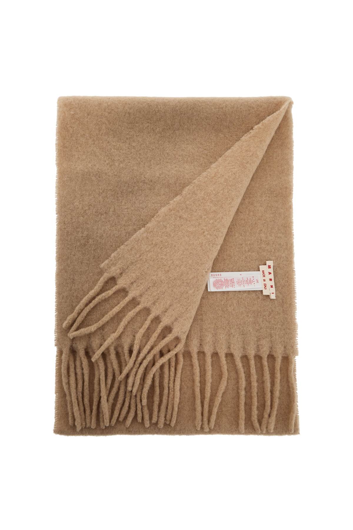 Shop Marni 'brushed Alpaca In Beige