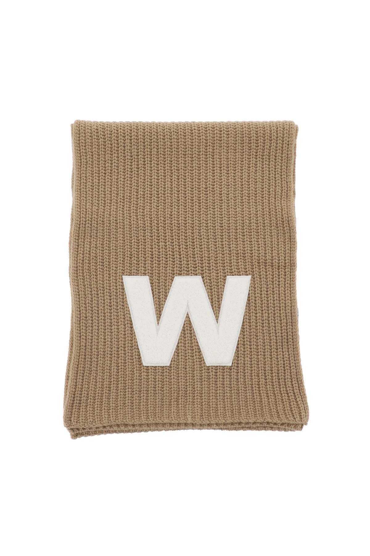 Shop Weekend Max Mara Virgin Wool Scarf In Beige