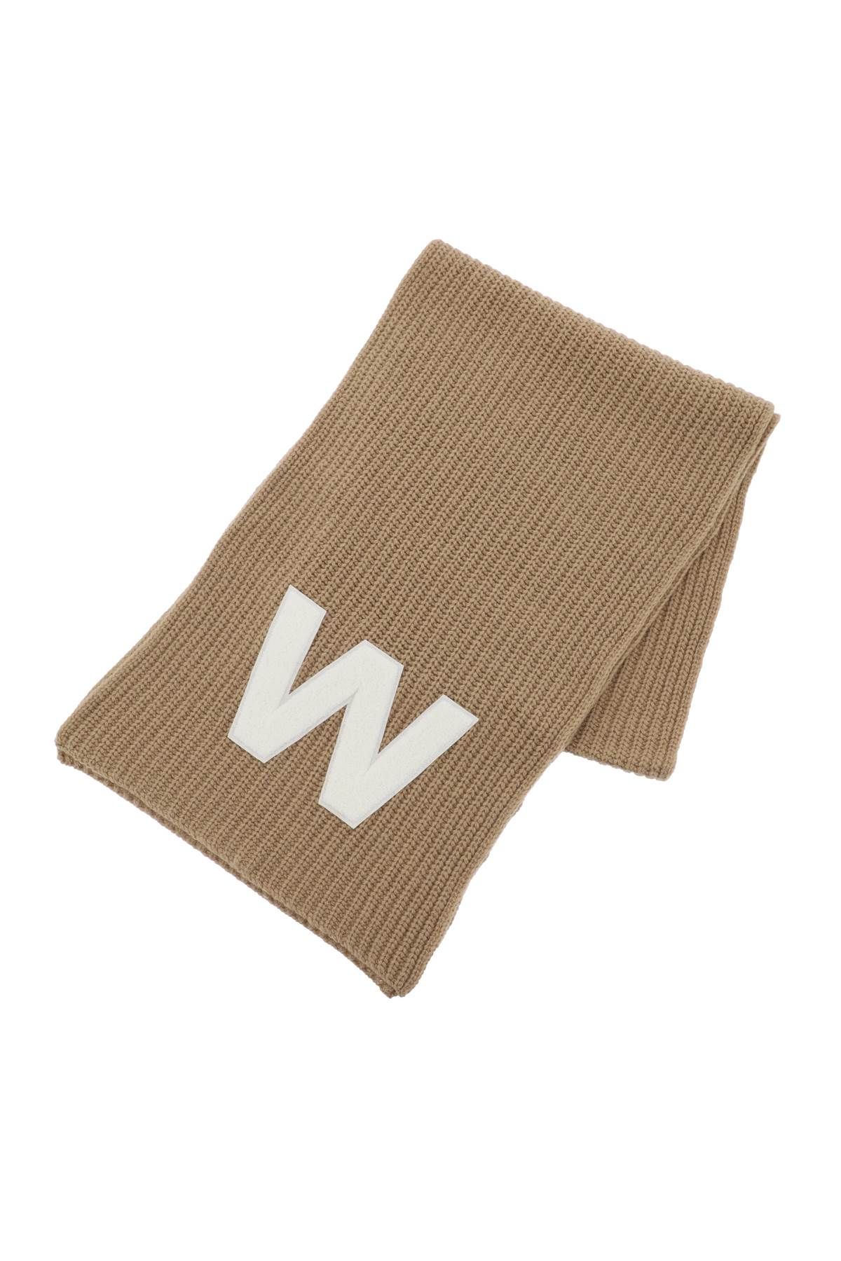 Shop Weekend Max Mara Virgin Wool Scarf In Beige