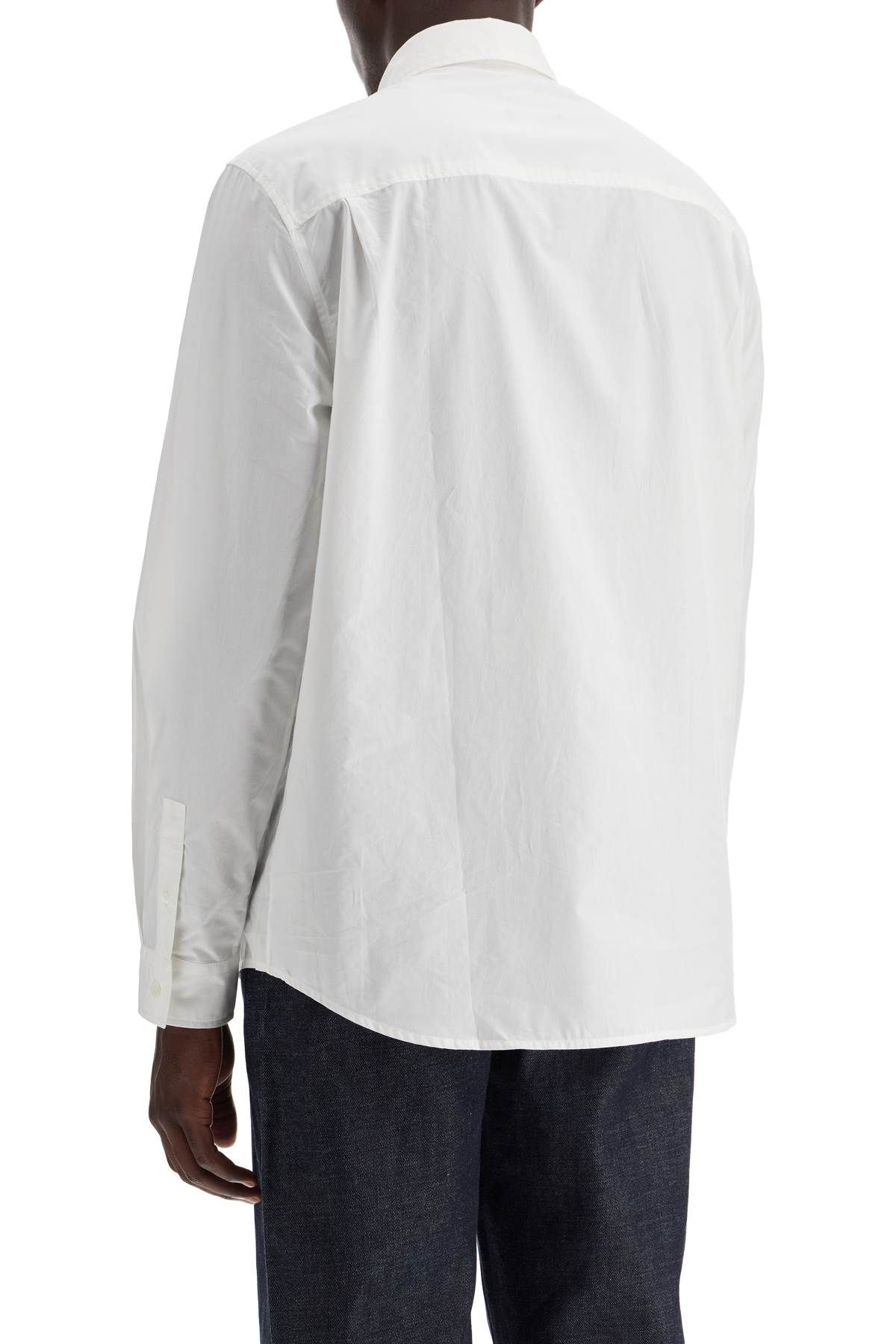 Shop Apc Edouard Button-down Shirt In White