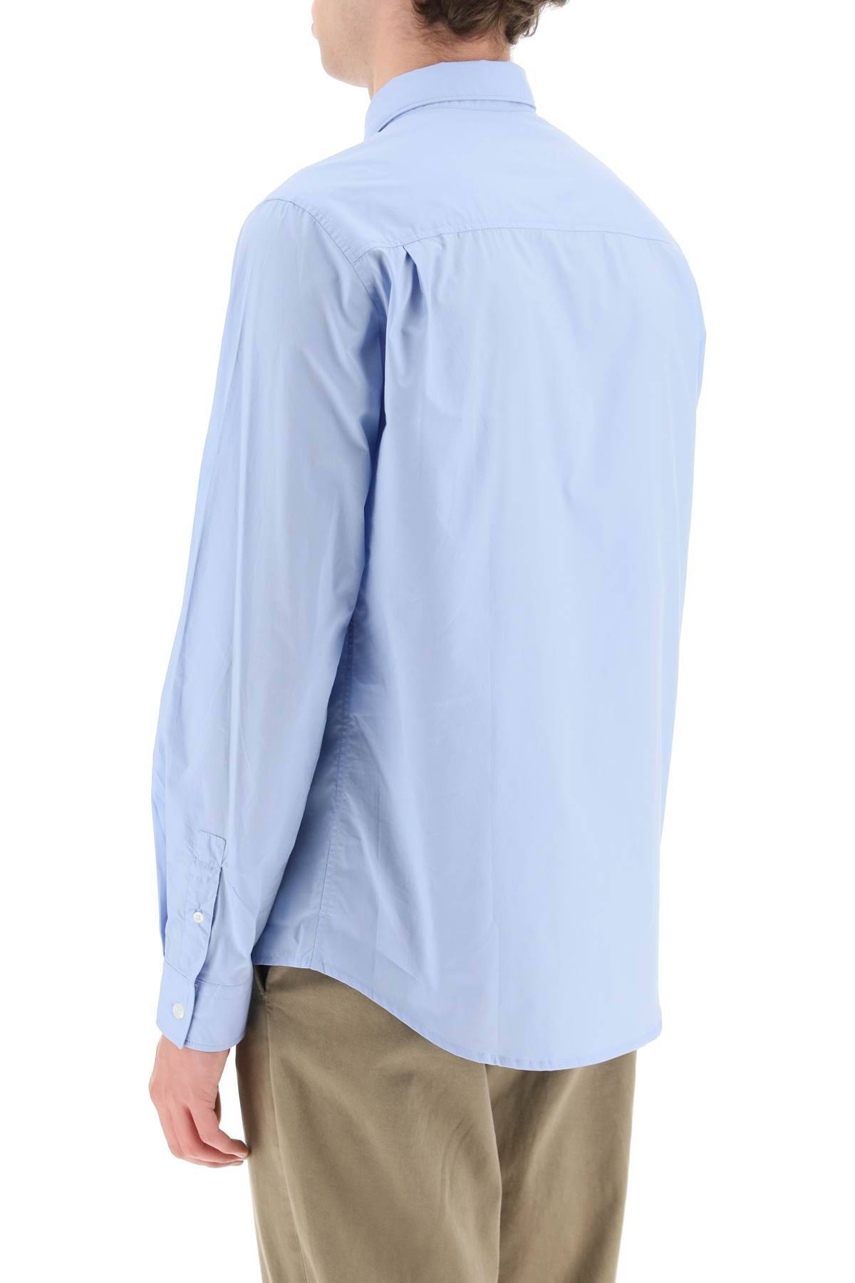 Shop Apc 'edouard' Shirt In Light Blue