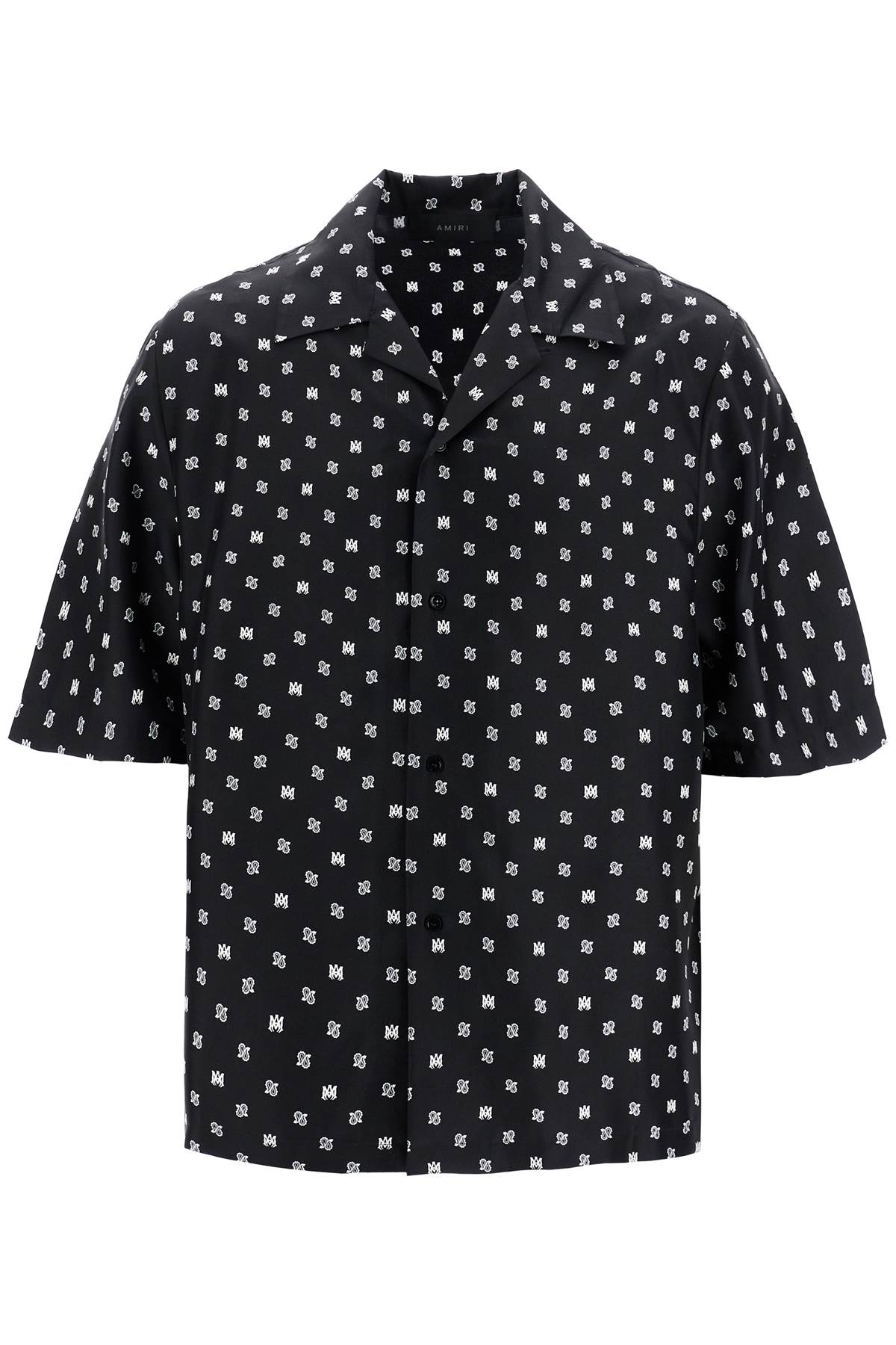 Shop Amiri Bowling Shirt With Pa Pais In Black