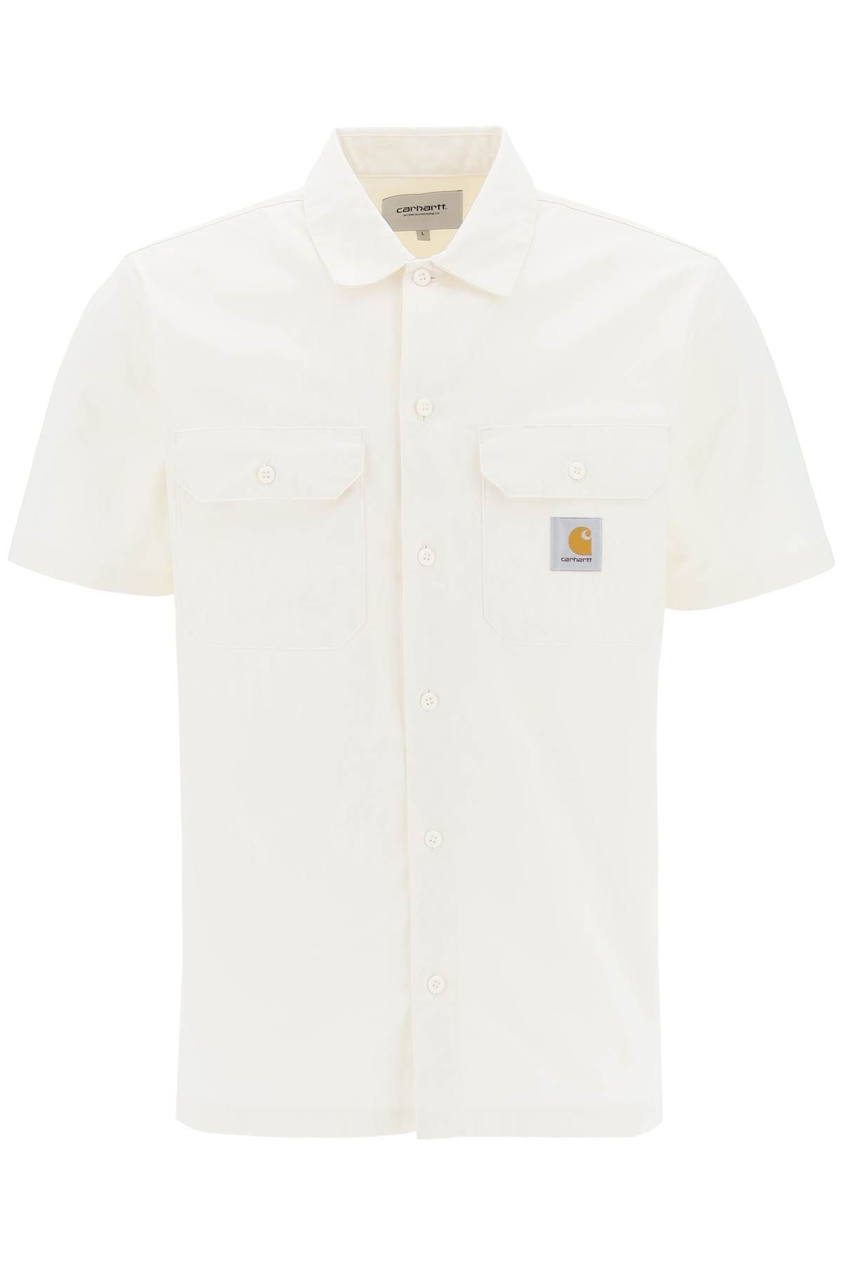 Shop Carhartt Short-sleeved S/s Master Shirt In White
