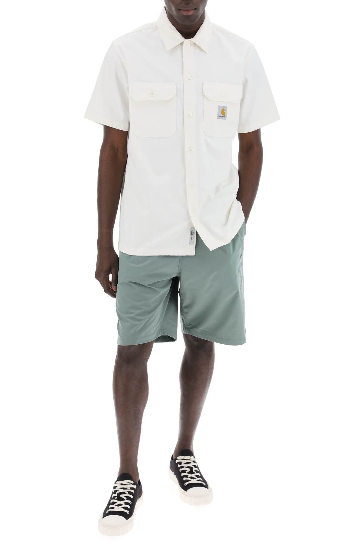 Shop Carhartt Short-sleeved S/s Master Shirt In White