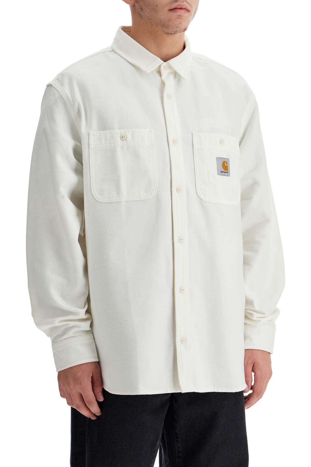 Shop Carhartt Long-sleeved C In White