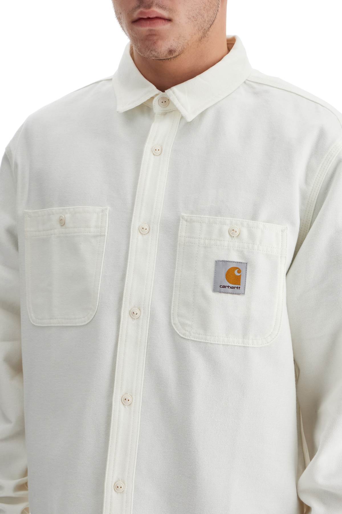 Shop Carhartt Long-sleeved C In White