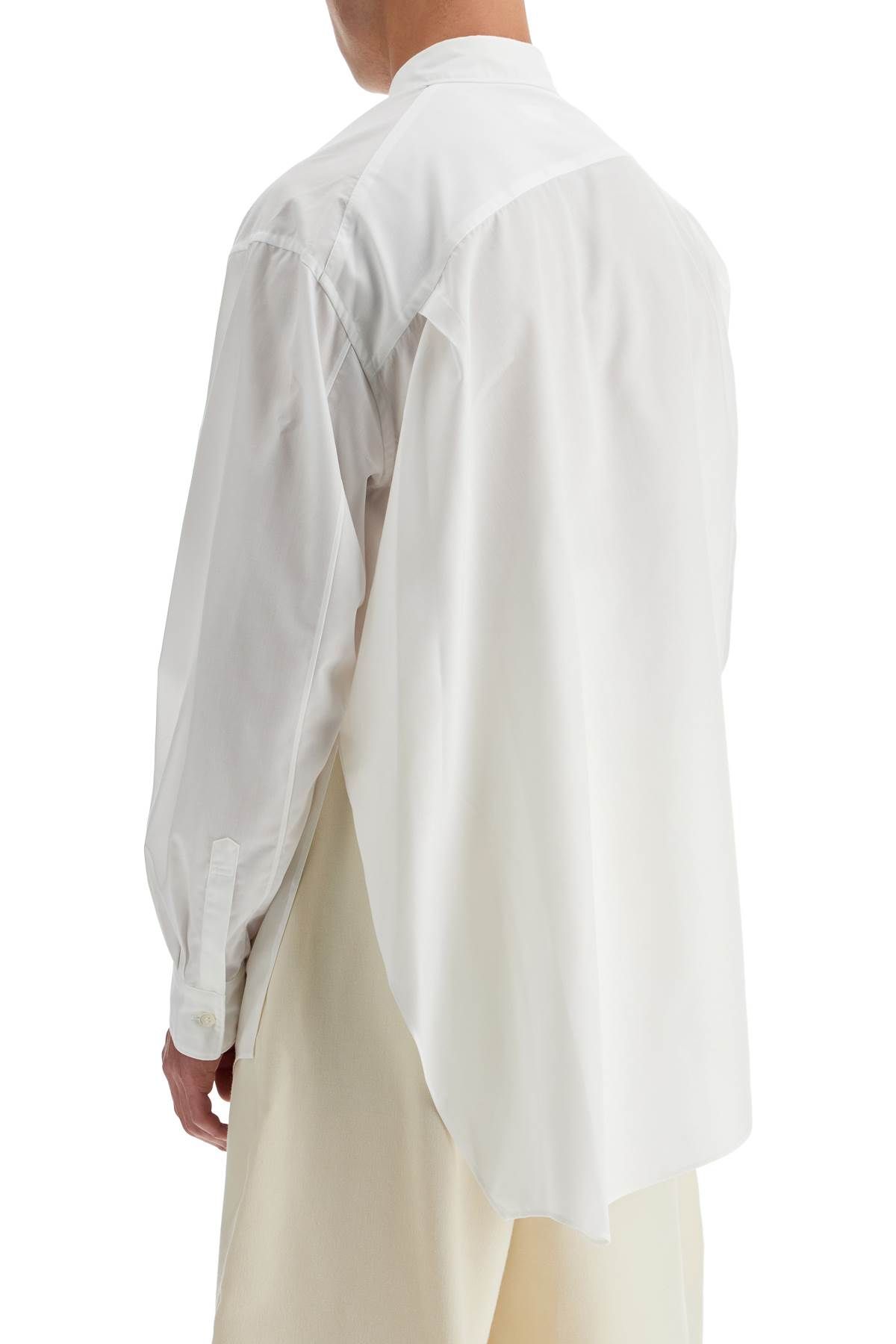 Shop Comme Des Garçons Homme Deux Twisted Effect Shirt In White