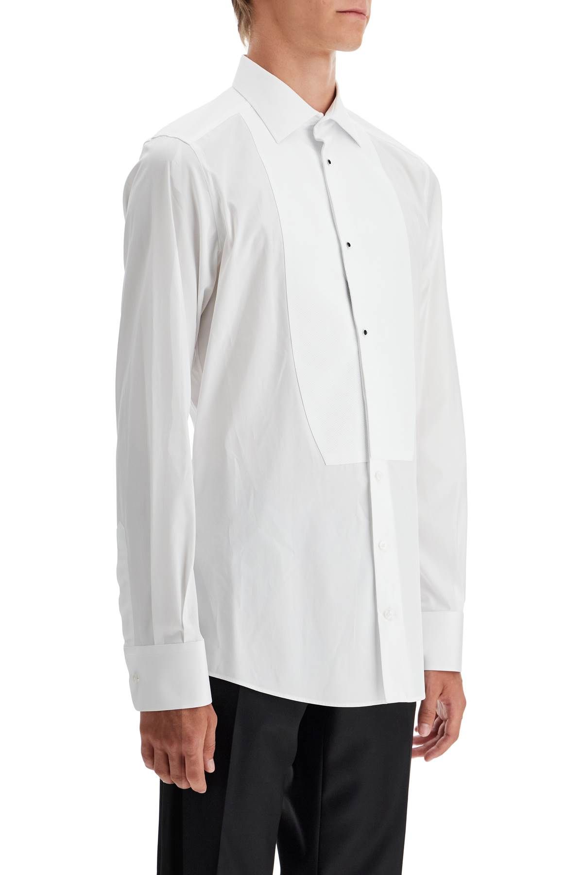 Shop Dolce & Gabbana Gold Slim Fit Tuxedo In White