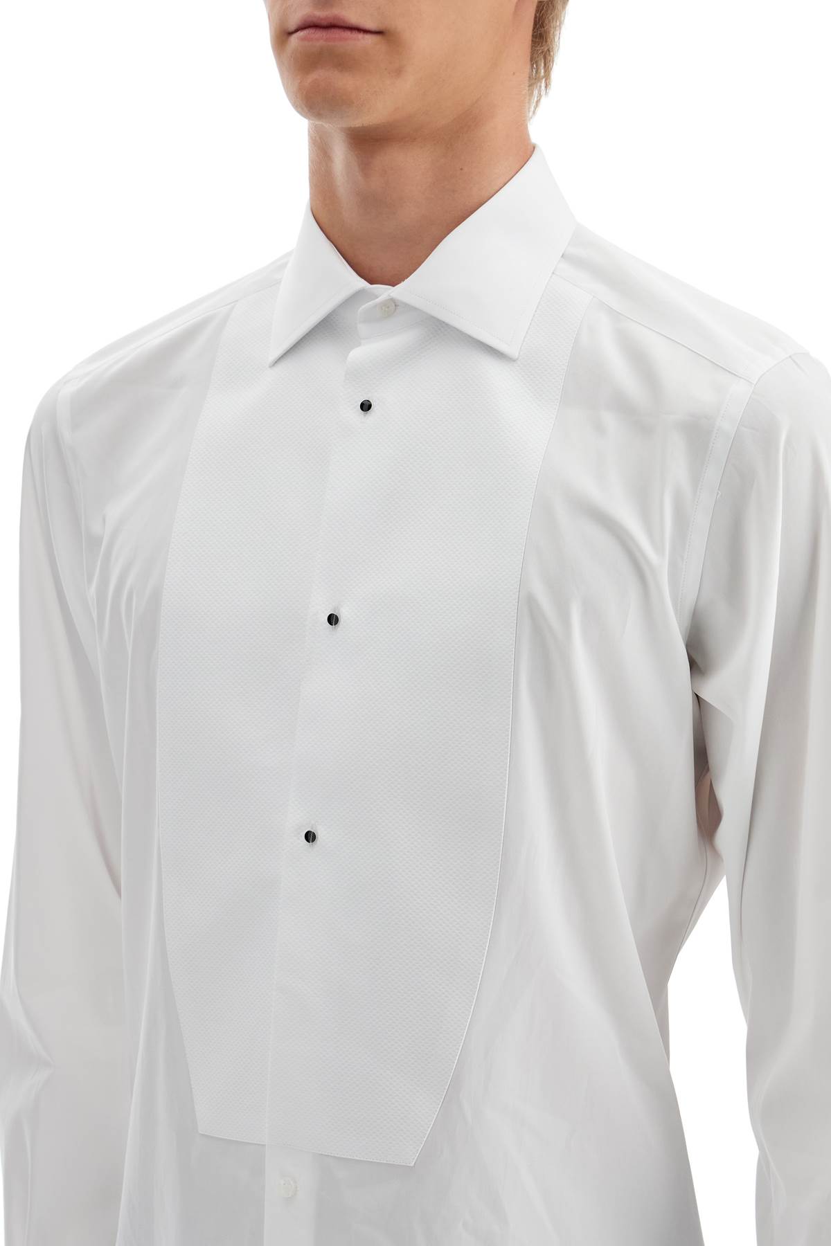 Shop Dolce & Gabbana Gold Slim Fit Tuxedo In White