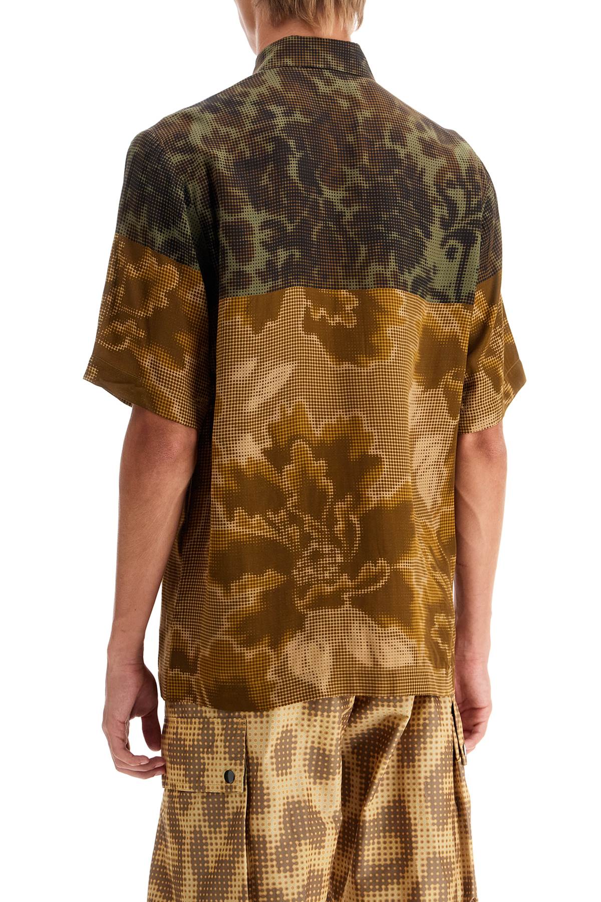 Shop Dries Van Noten Short-sleeved Clas In Khaki