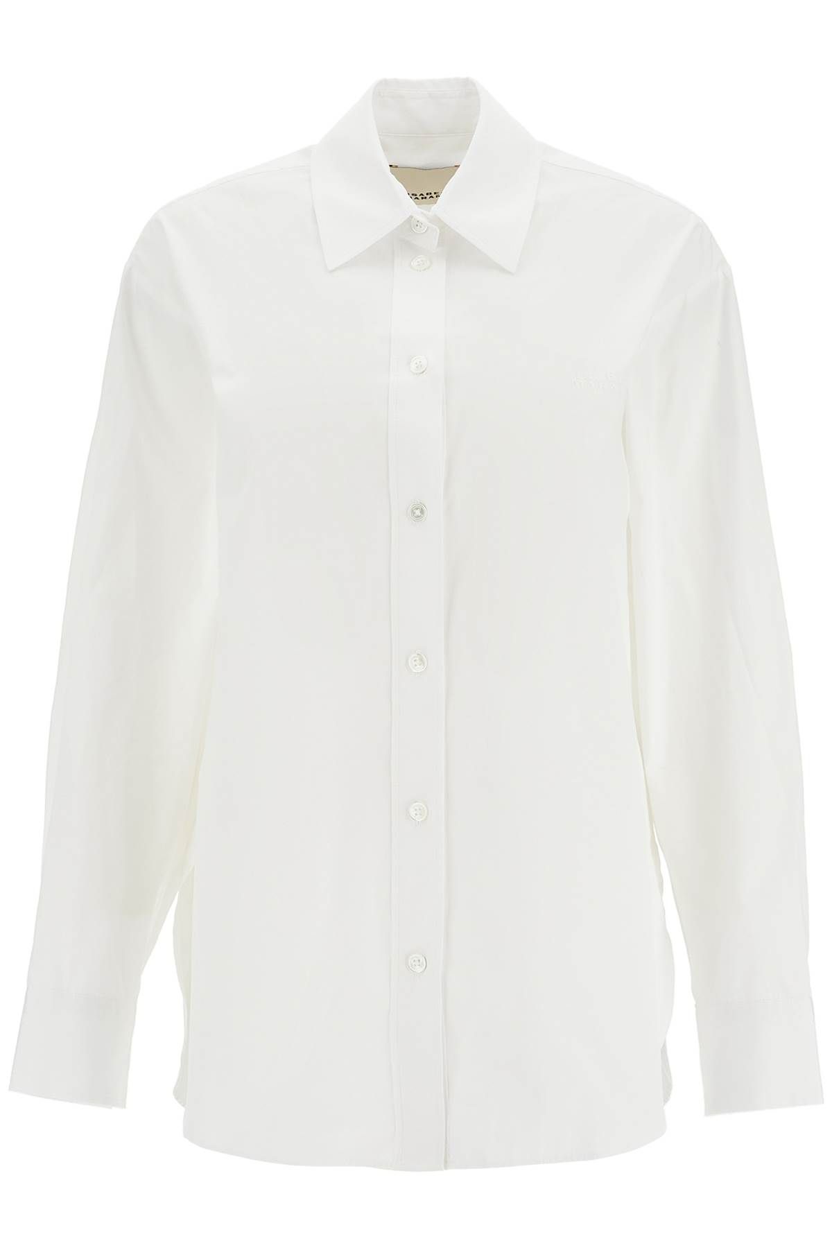 Shop Isabel Marant Loose Fit 'fabr In White