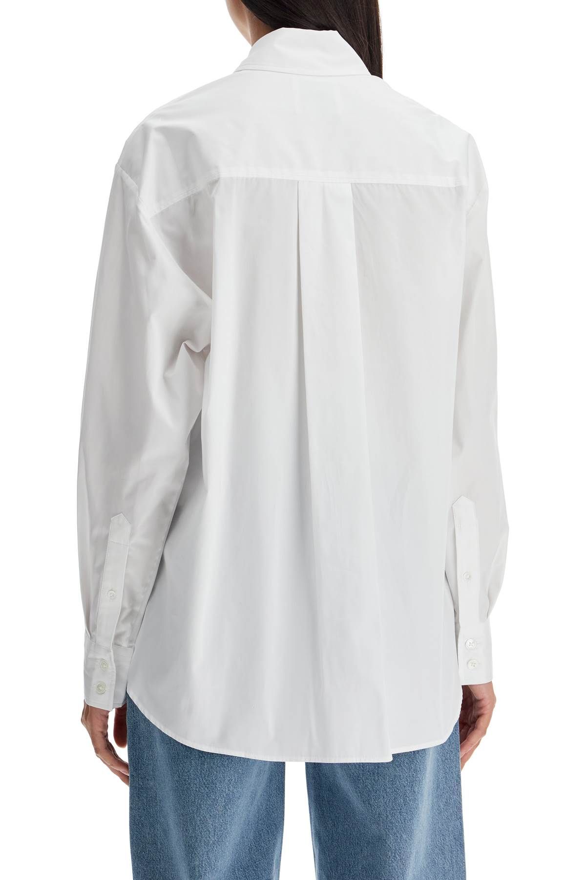 Shop Isabel Marant Loose Fit 'fabr In White