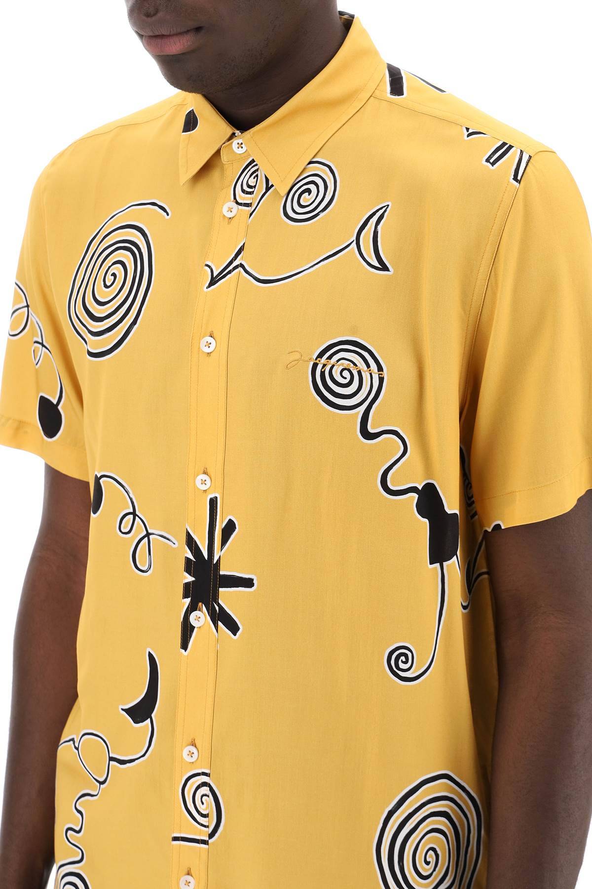 Shop Jacquemus "the Melo Shirt - La In Yellow