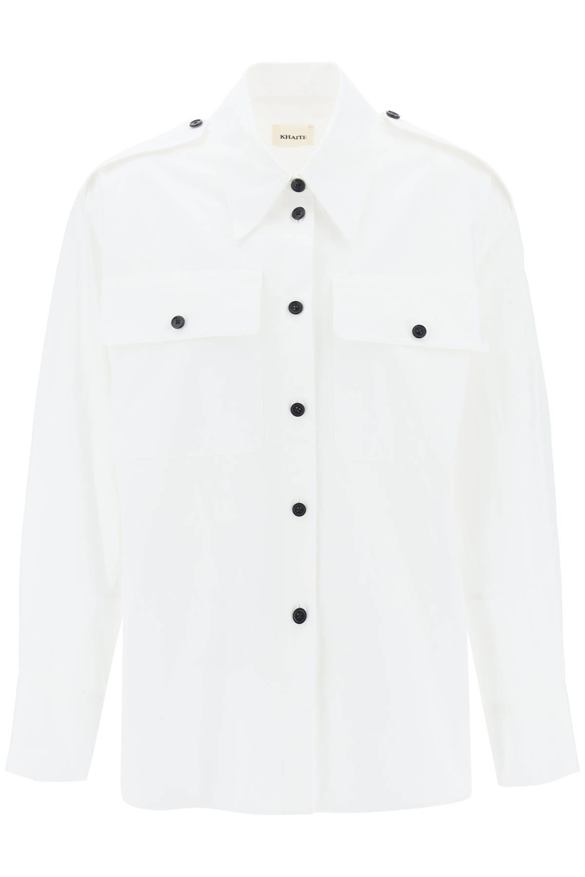 Shop Khaite Missa Oversized Shirt In White