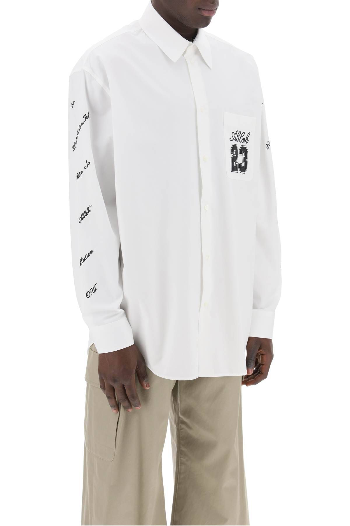 Shop Off-white "oversized Shirt With In White