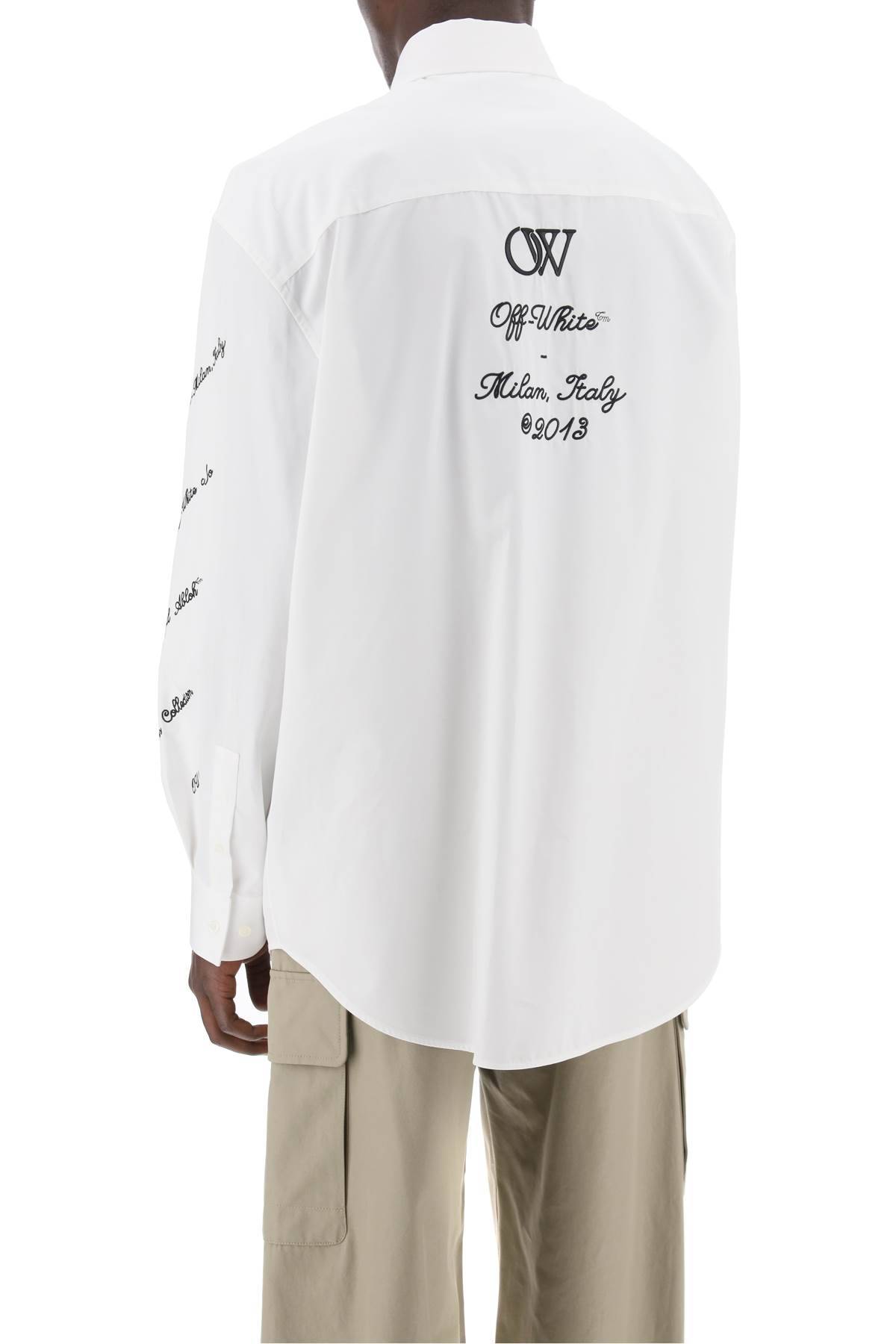 Shop Off-white "oversized Shirt With In White