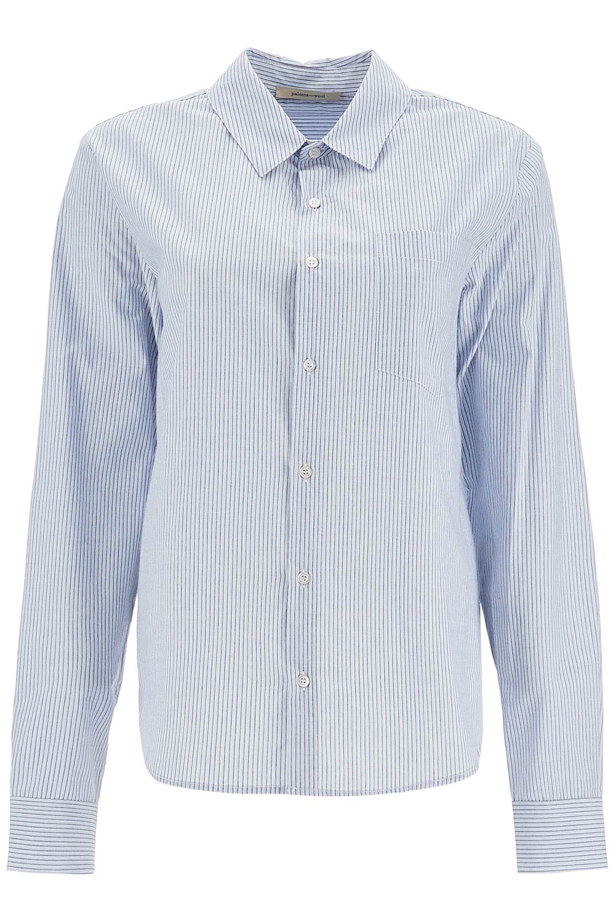 Shop Paloma Wool Striped Shirt In Blue