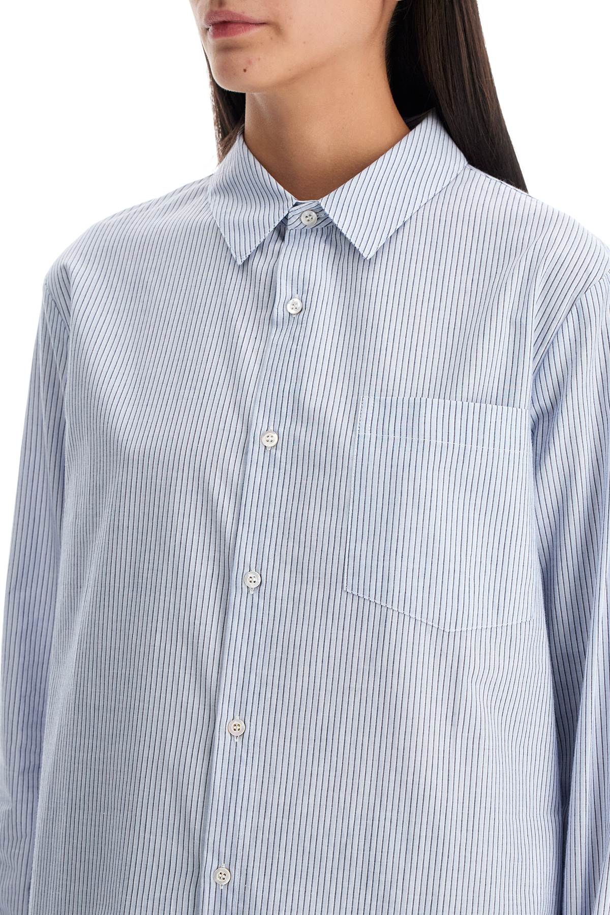 Shop Paloma Wool Striped Shirt In Blue