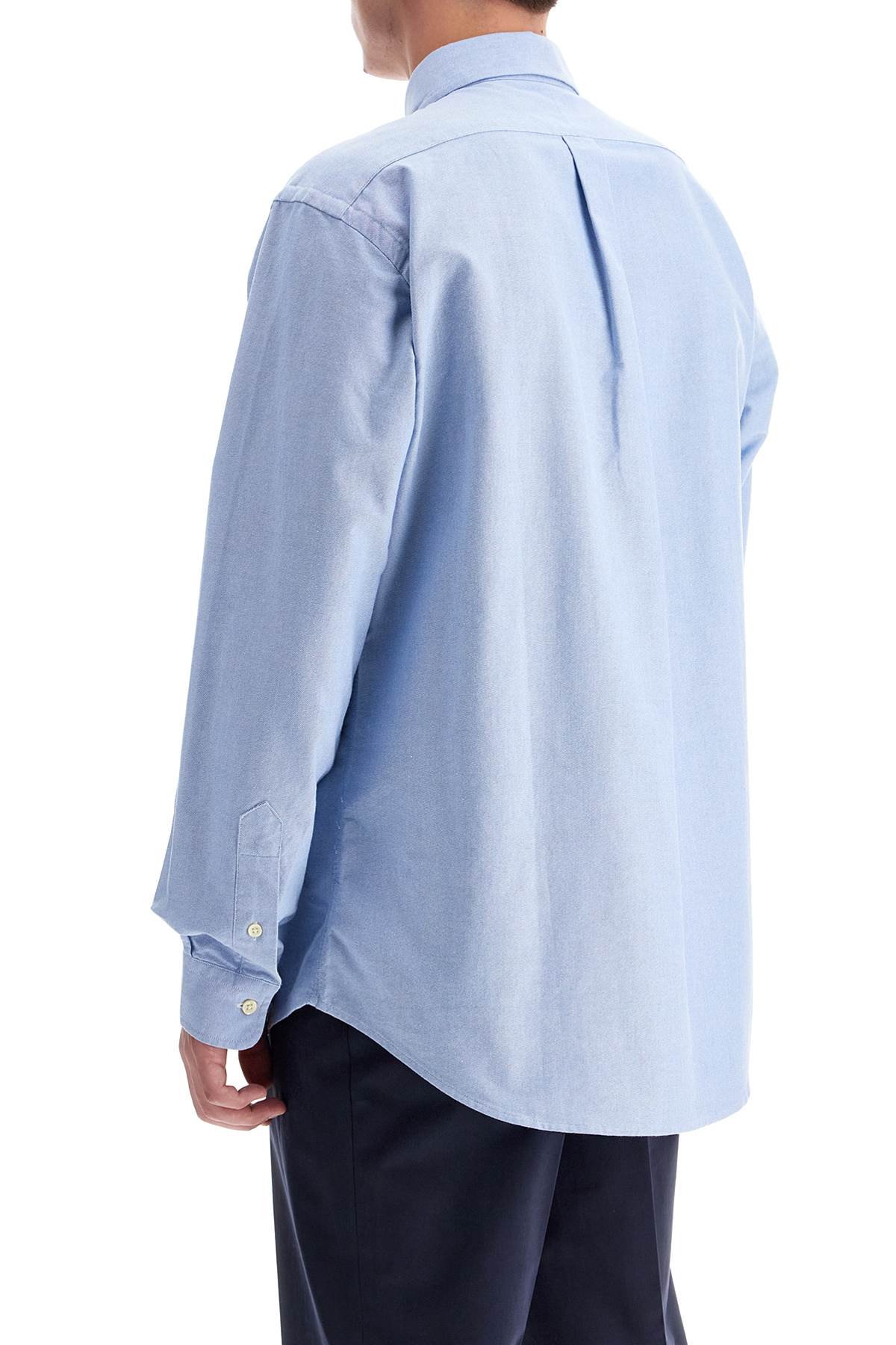 Shop Polo Ralph Lauren Custom Fit Cotton Stretch Shirt In Light Blue