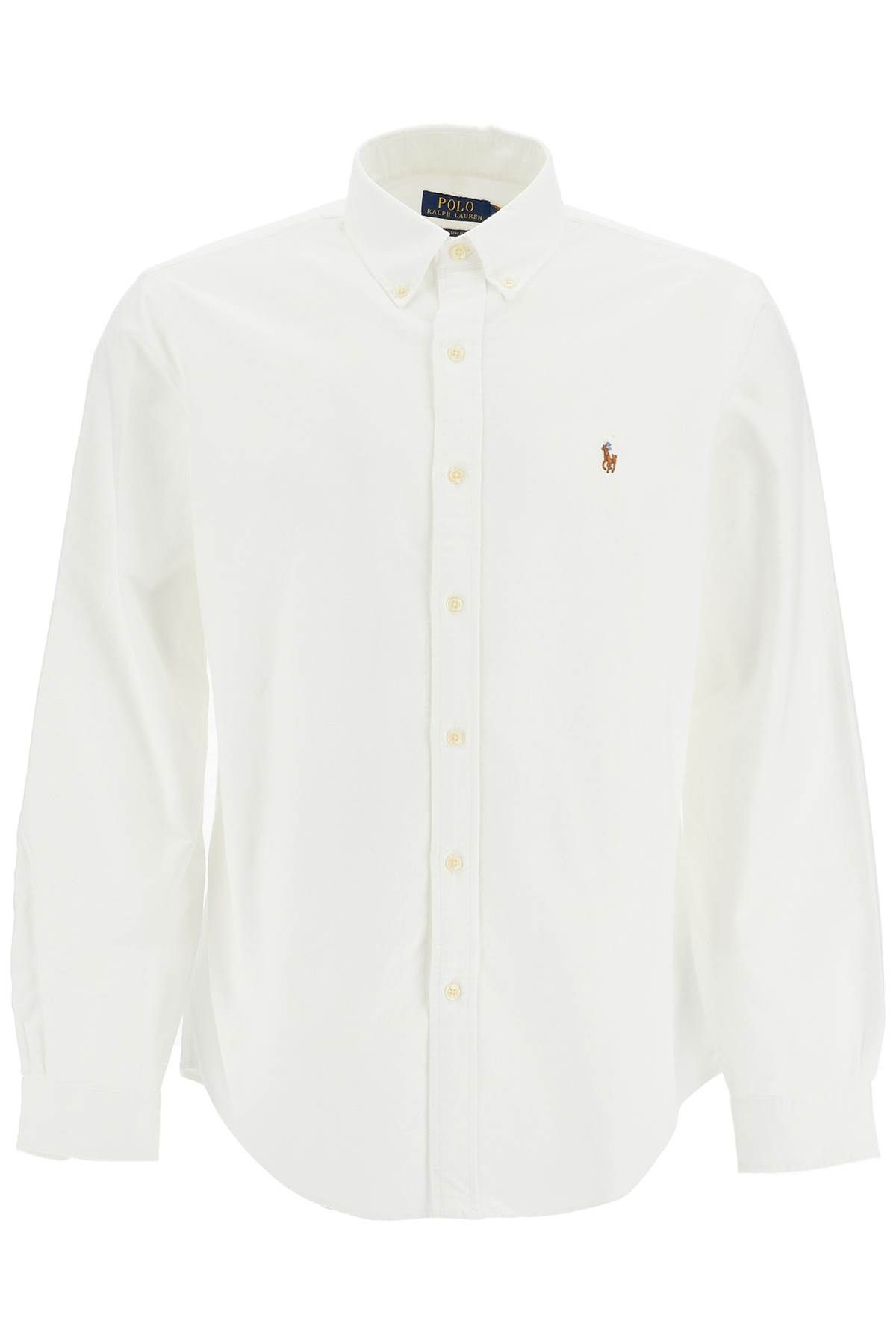 Shop Polo Ralph Lauren Custom Fit Cotton Oxford Shirt In White