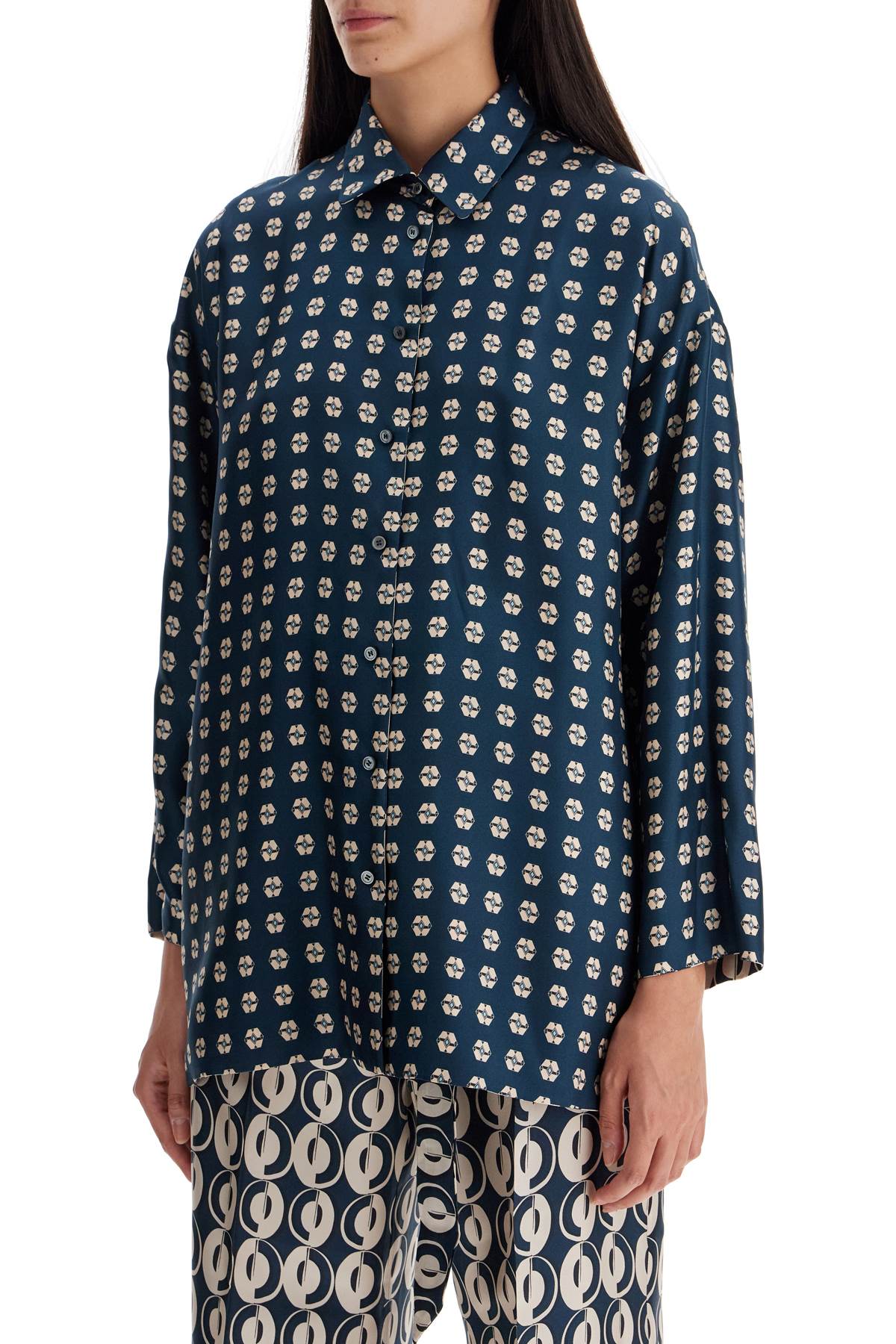 Shop 's Max Mara Reversible 'timesh In Blue