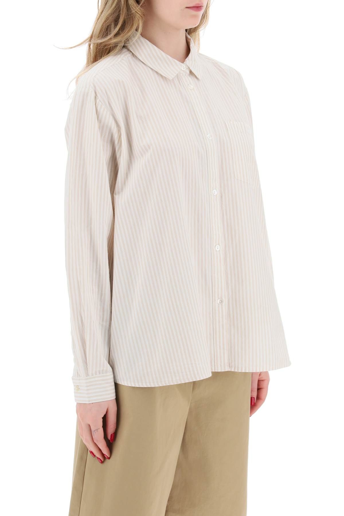 SKALL STUDIO STRIPED OVERSIZED SHIRT 