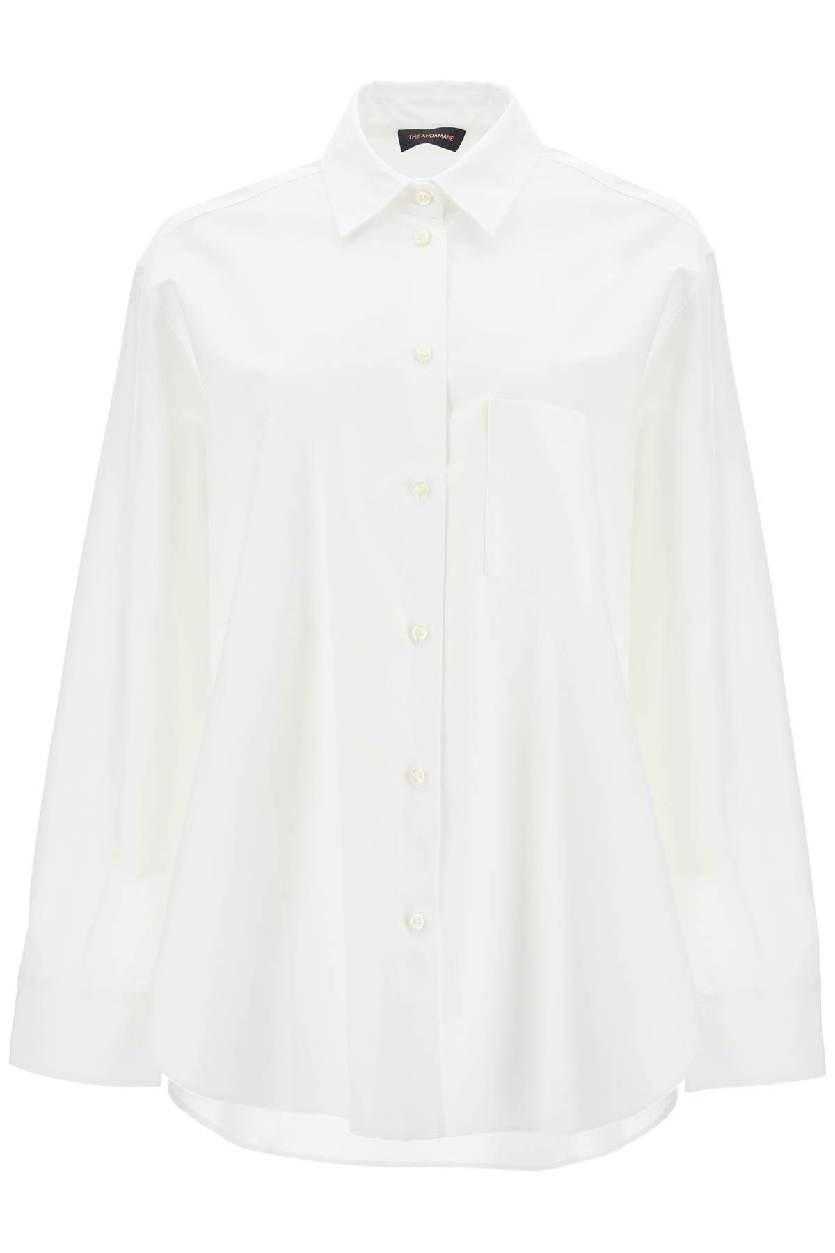 Shop The Andamane New Georgiana Oversized Shirt In White