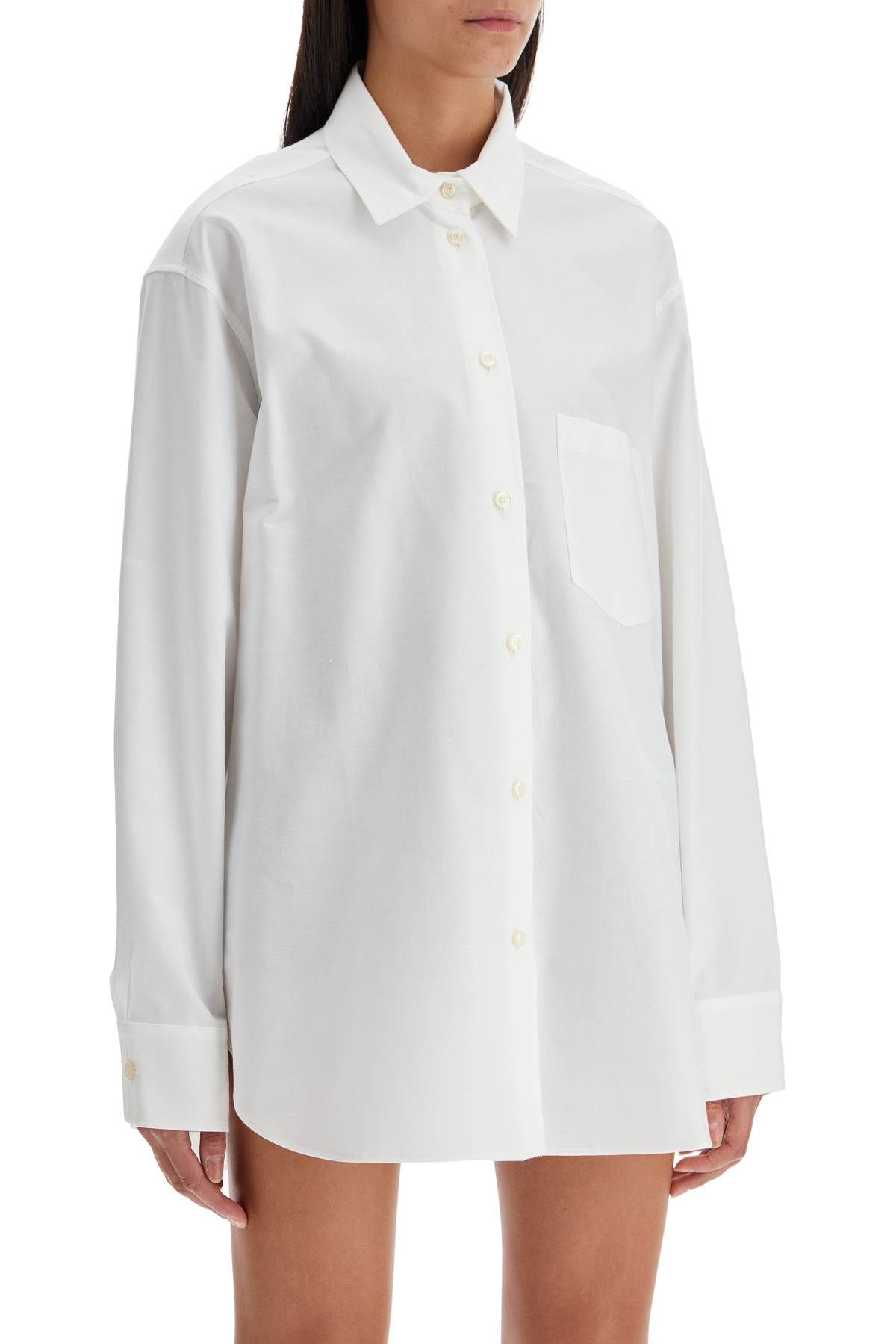 Shop The Andamane New Georgiana Oversized Shirt In White