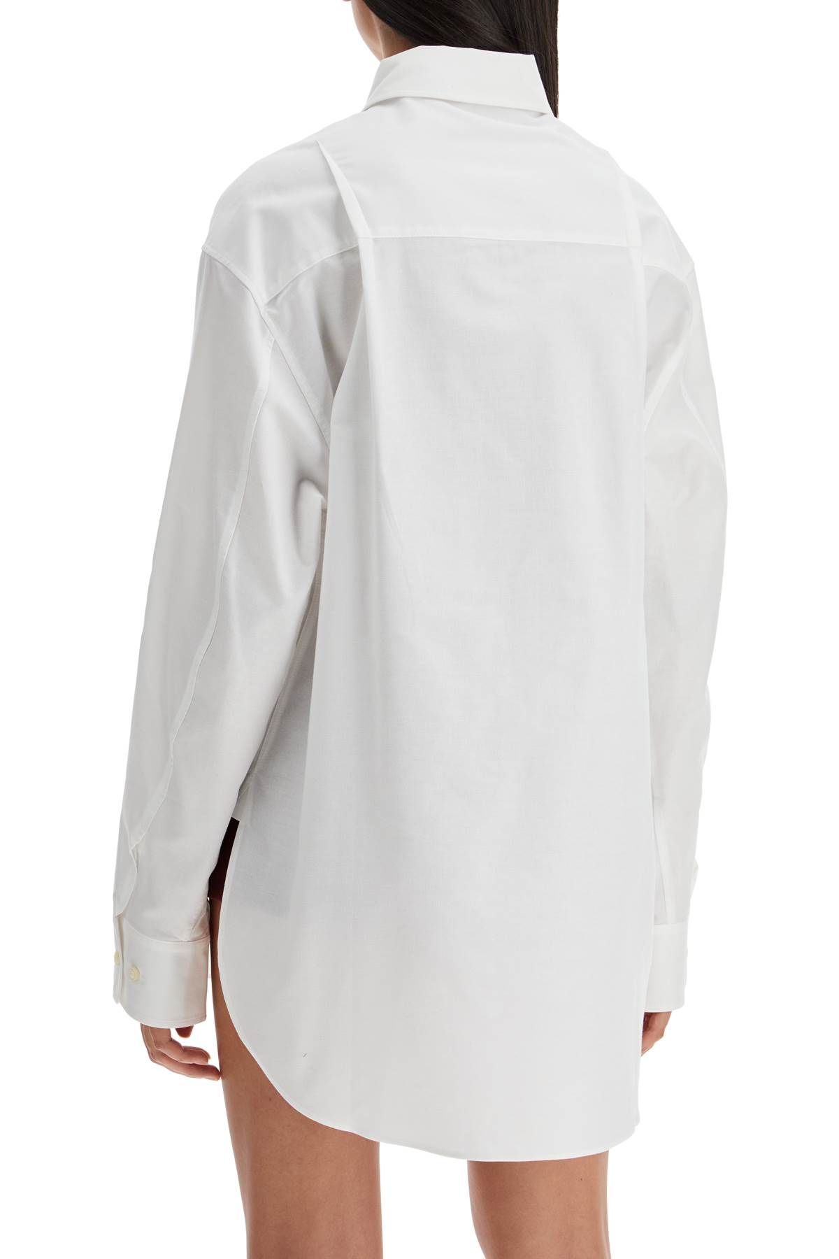 Shop The Andamane New Georgiana Oversized Shirt In White