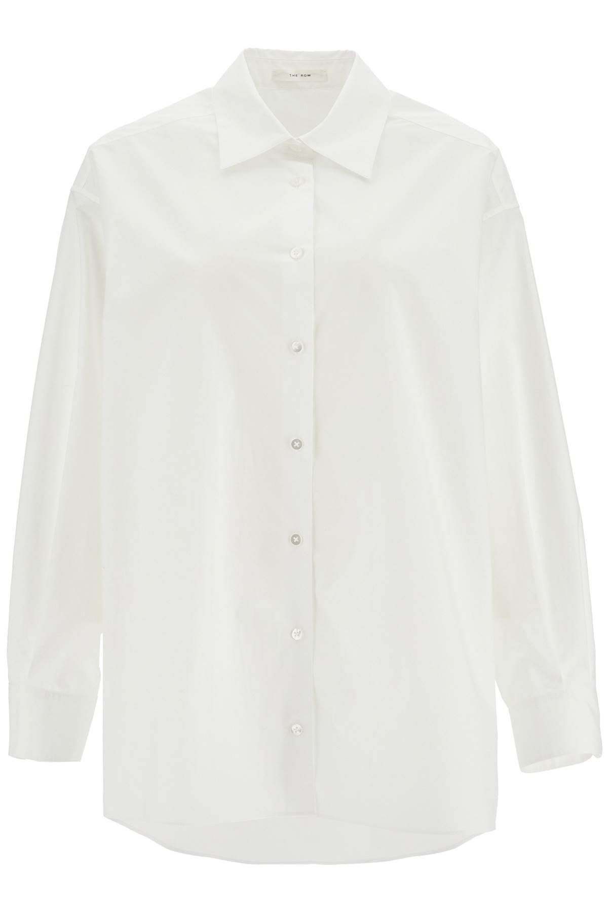 Shop The Row Luka Oversized Shirt In White