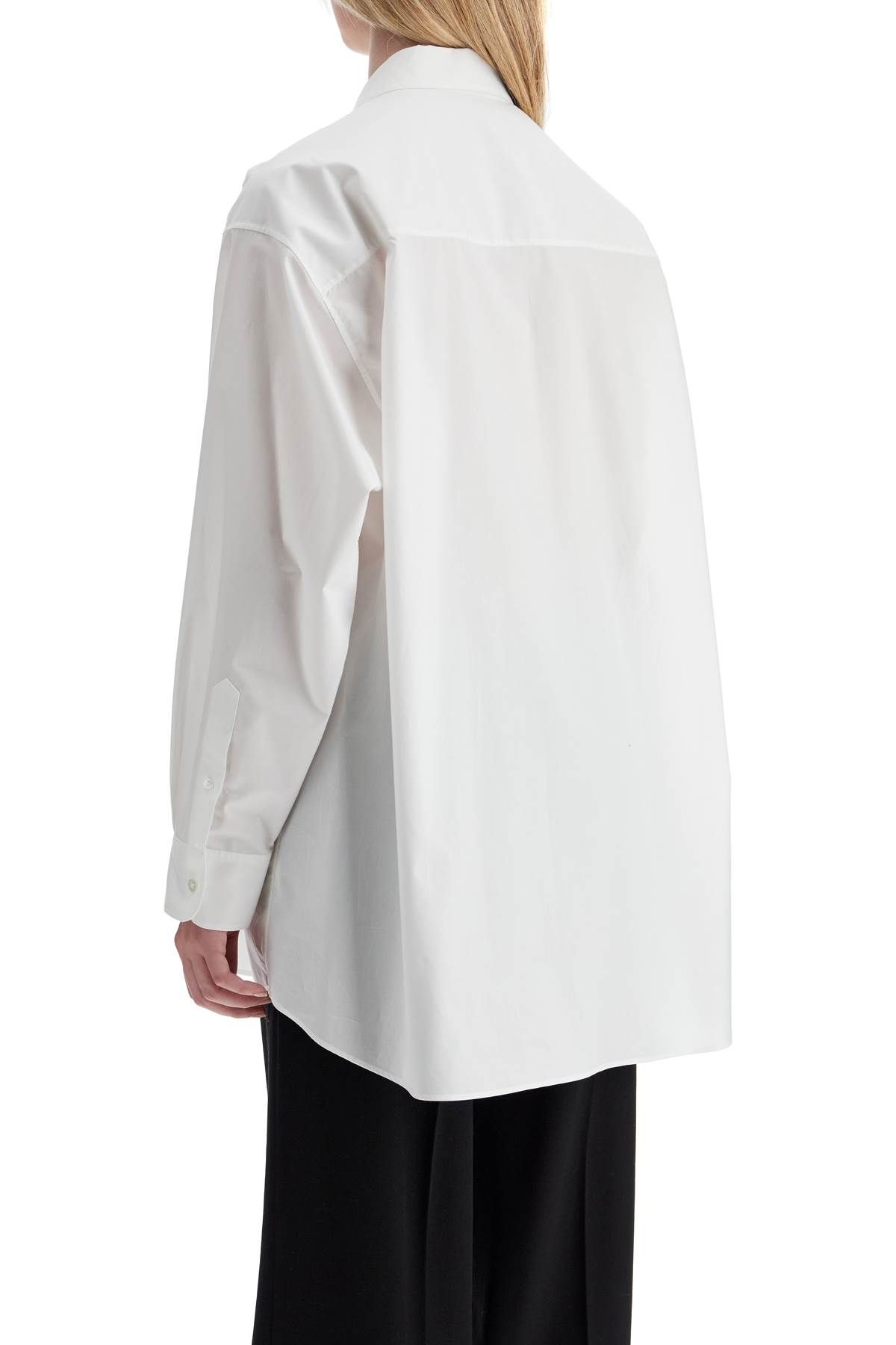 Shop The Row Luka Oversized Shirt In White