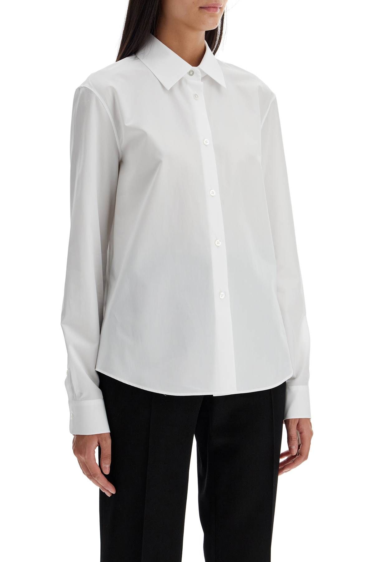 Shop The Row Maigret Poplin Shirt In White