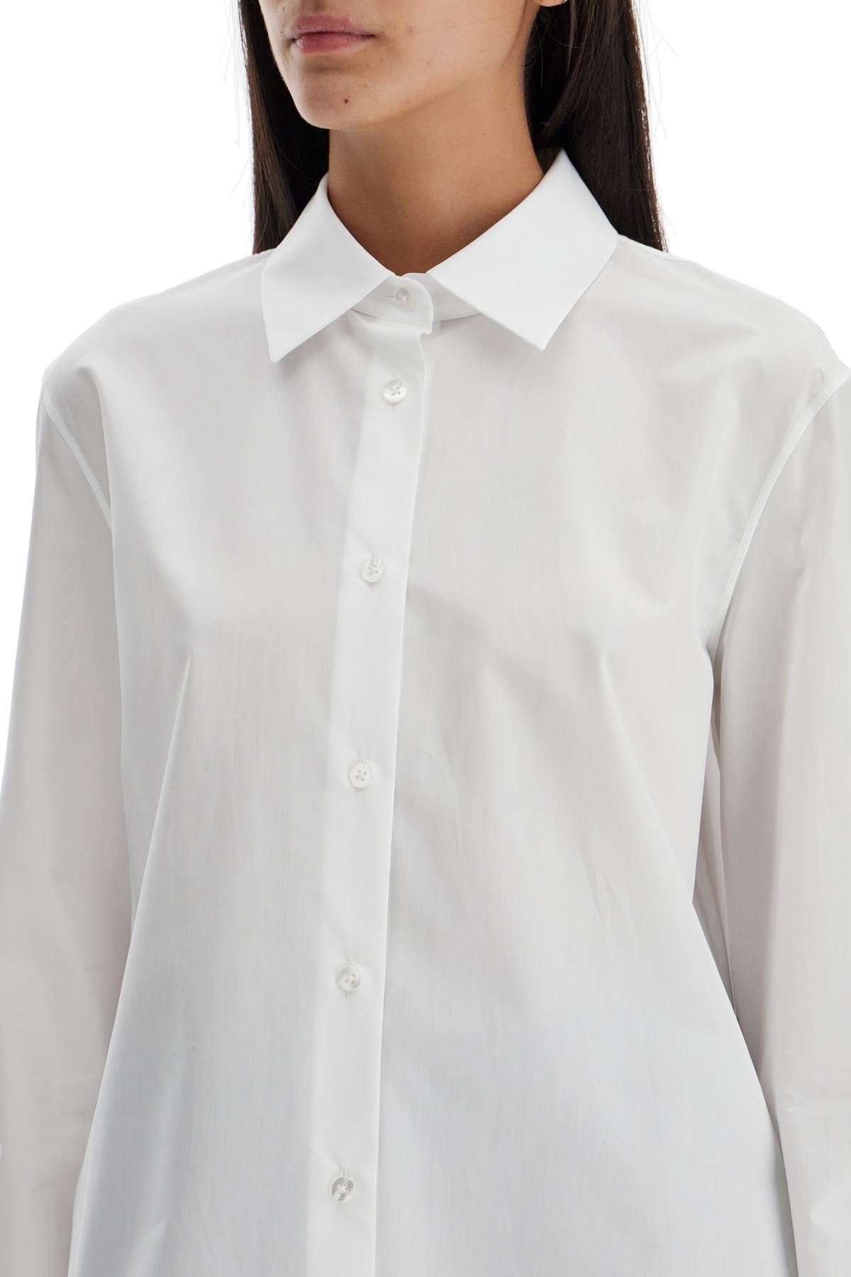 Shop The Row Maigret Poplin Shirt In White