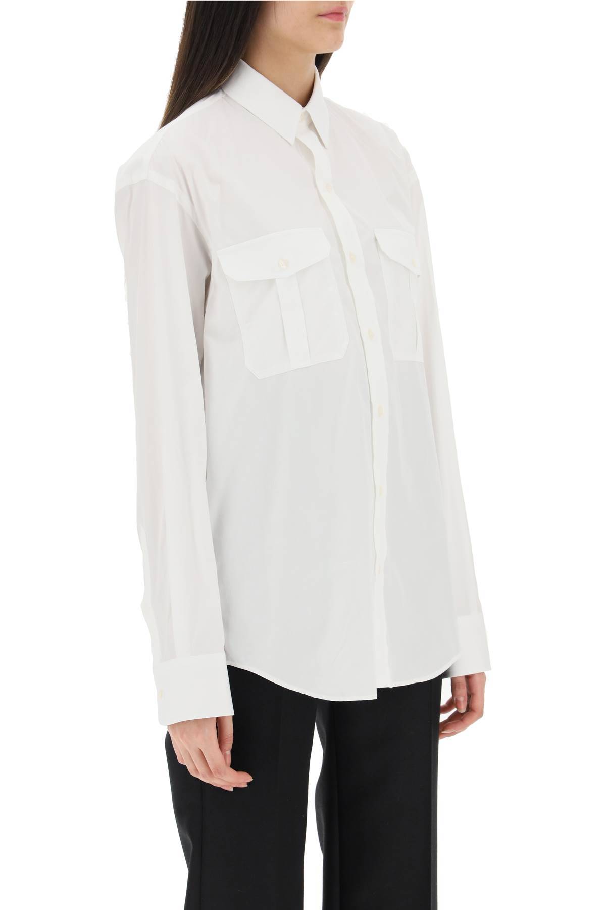 Shop Wardrobe.nyc Oversized Shirt In White