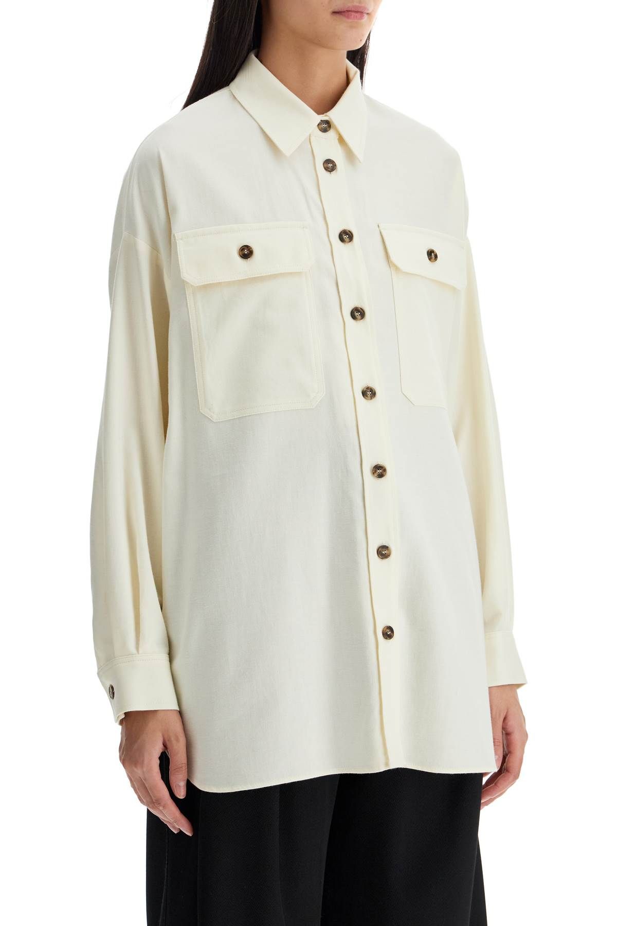 Shop Weekend Max Mara Oversized 'r In White