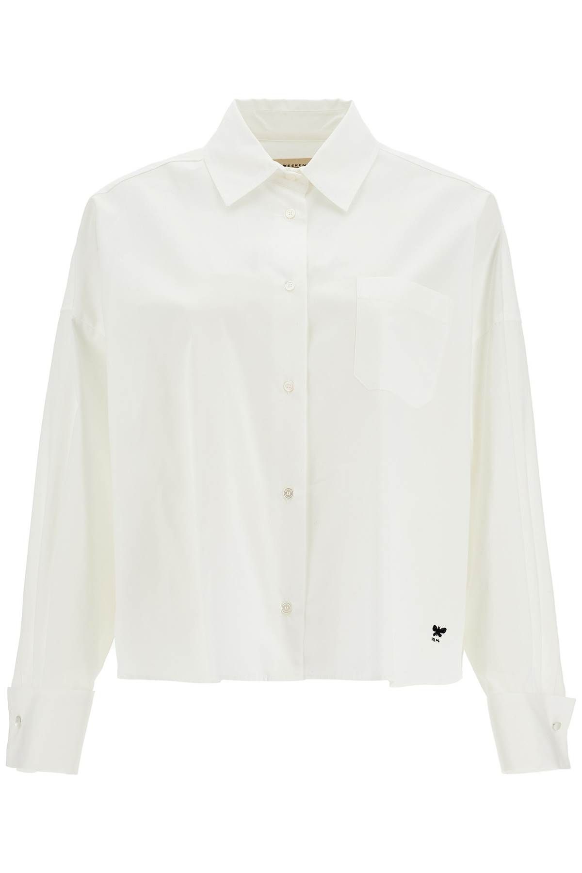 Shop Weekend Max Mara Boxy Sale Shirt In White