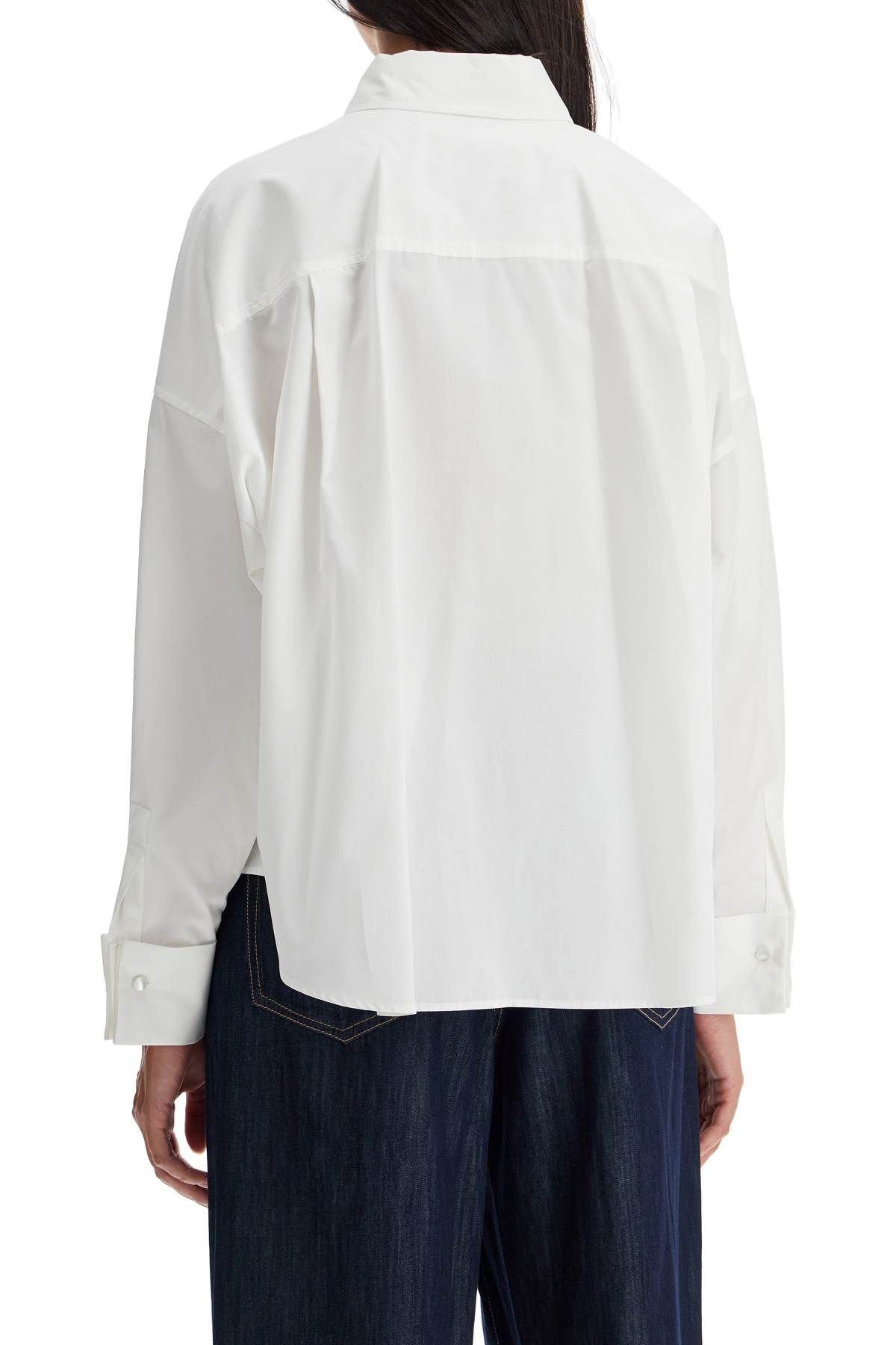 Shop Weekend Max Mara Boxy Sale Shirt In White