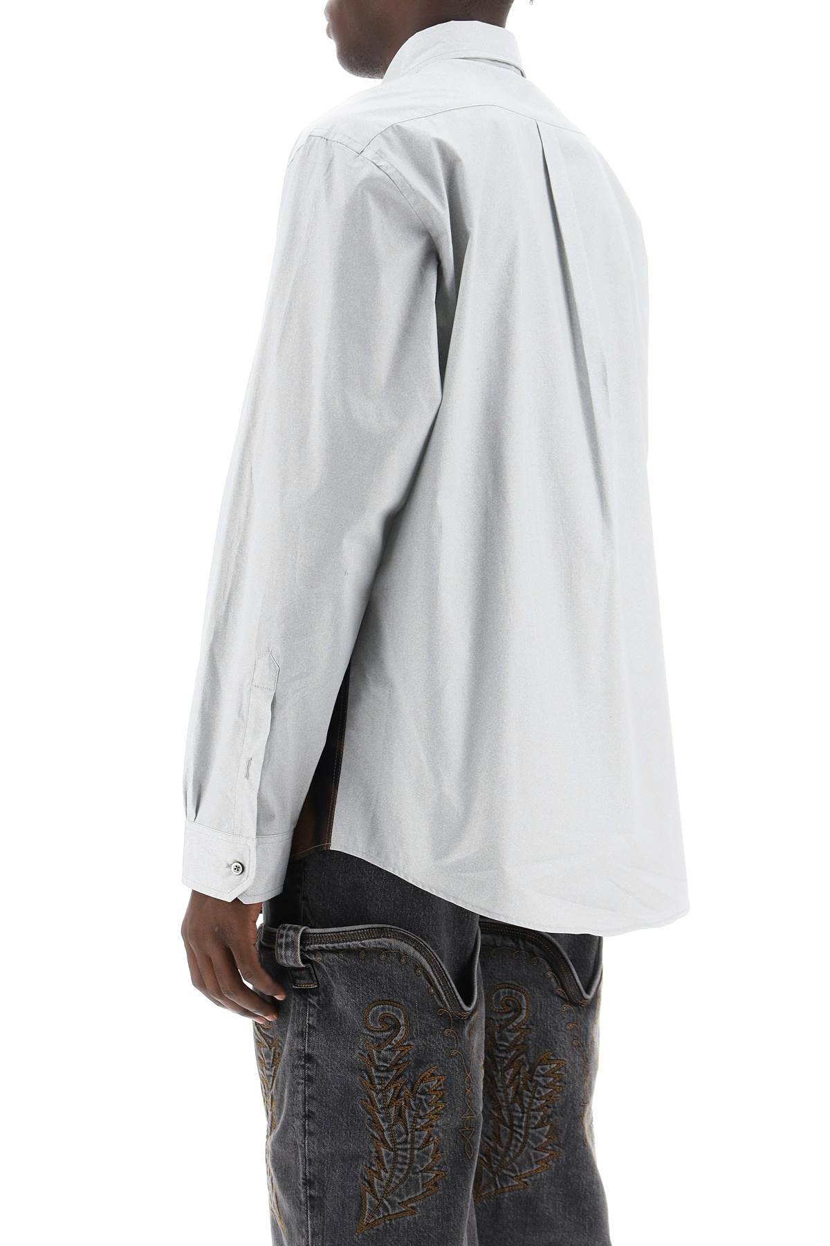 Shop Y/project Body Collage Shirt In Grey