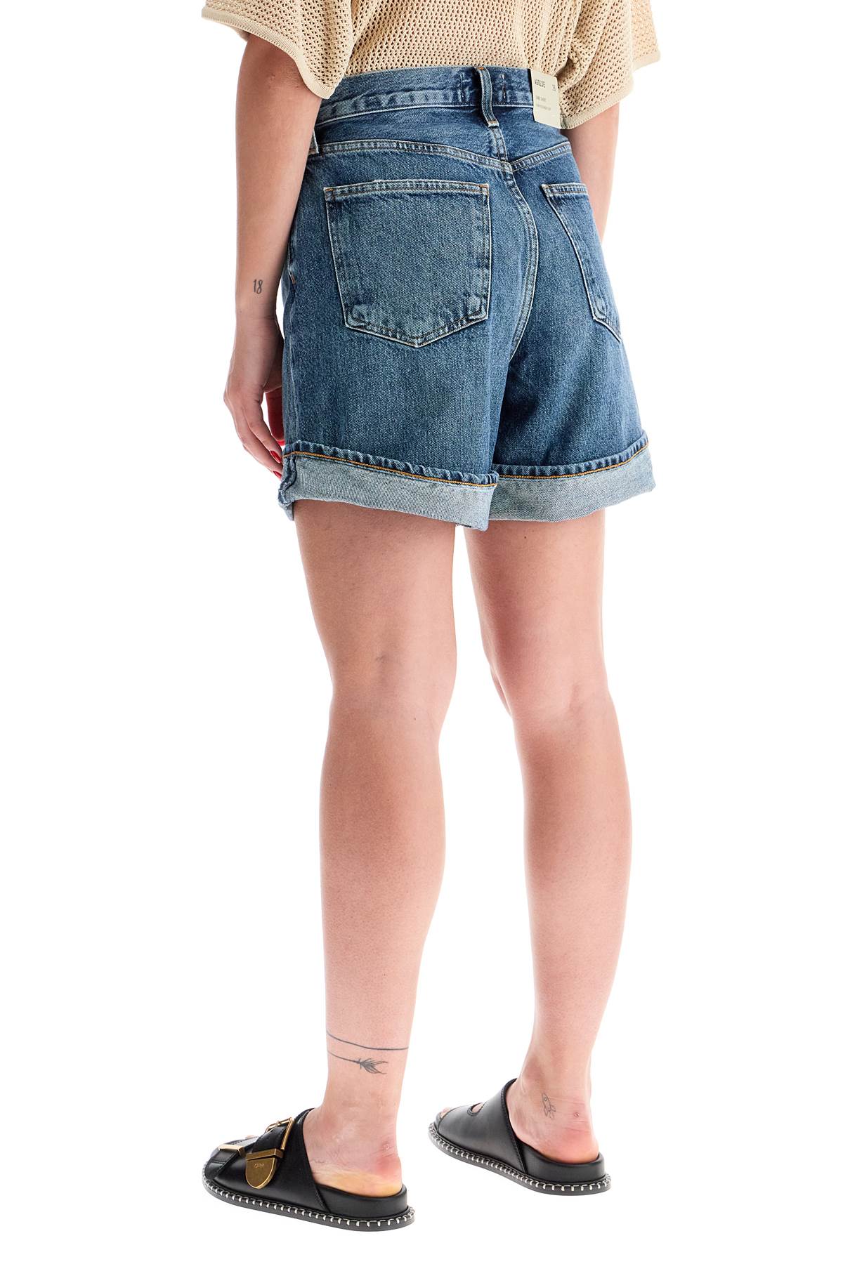 Shop Agolde Women's Denim Shorts For In Blue