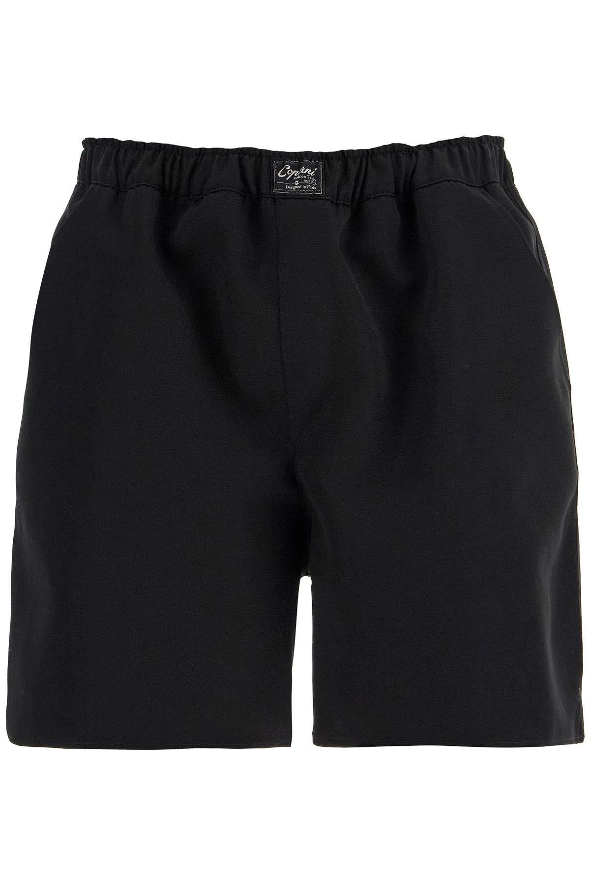 Shop Coperni Twill Boxer Shorts For Men In Black