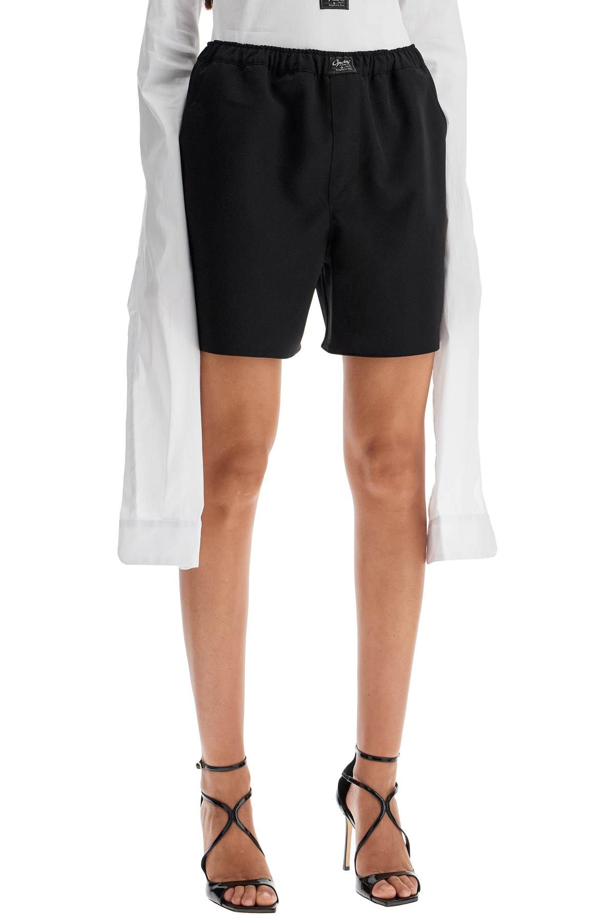 Shop Coperni Twill Boxer Shorts For Men In Black