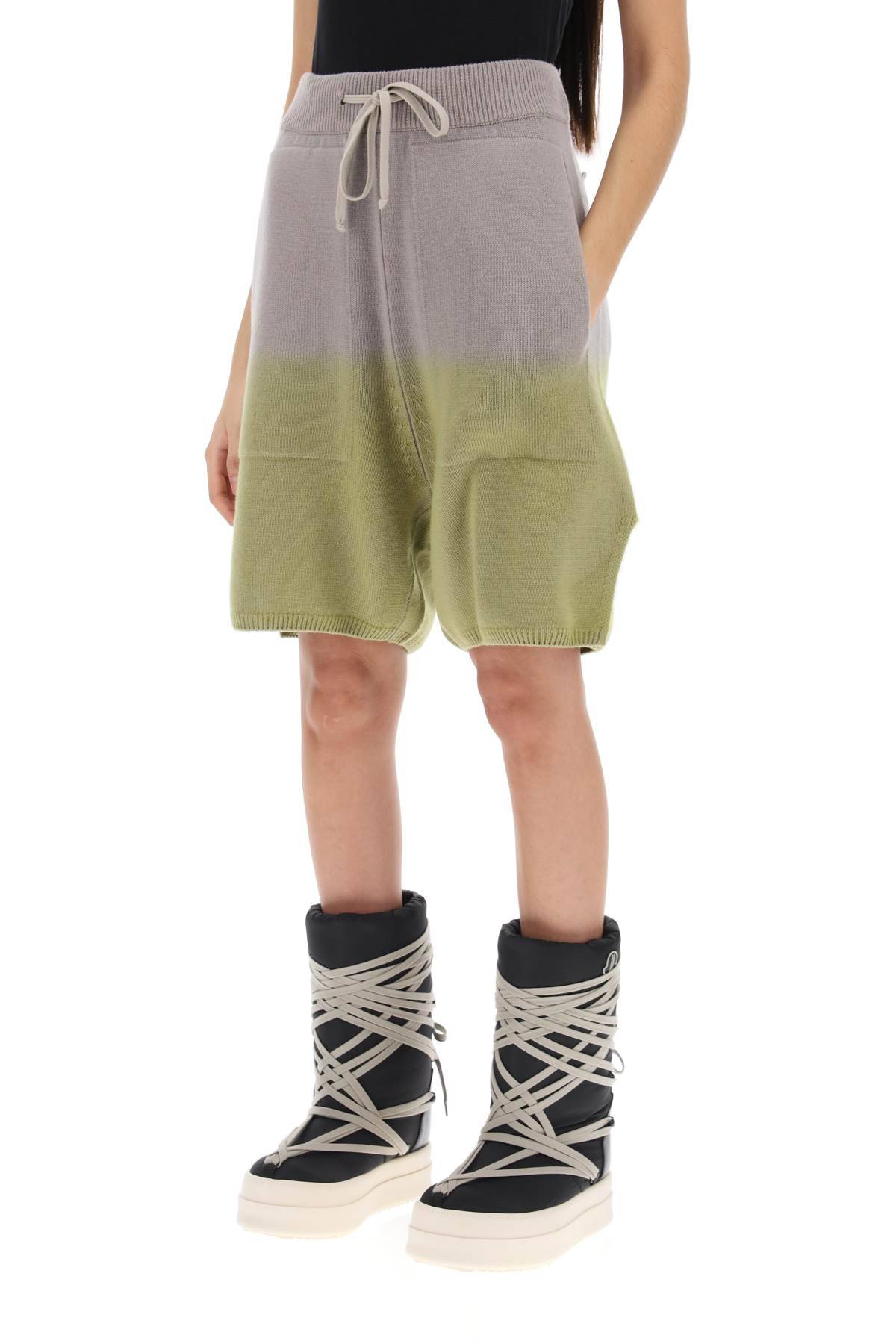 Shop Moncler Genius Loose Fit Cashmere Shorts In Beige,neutro