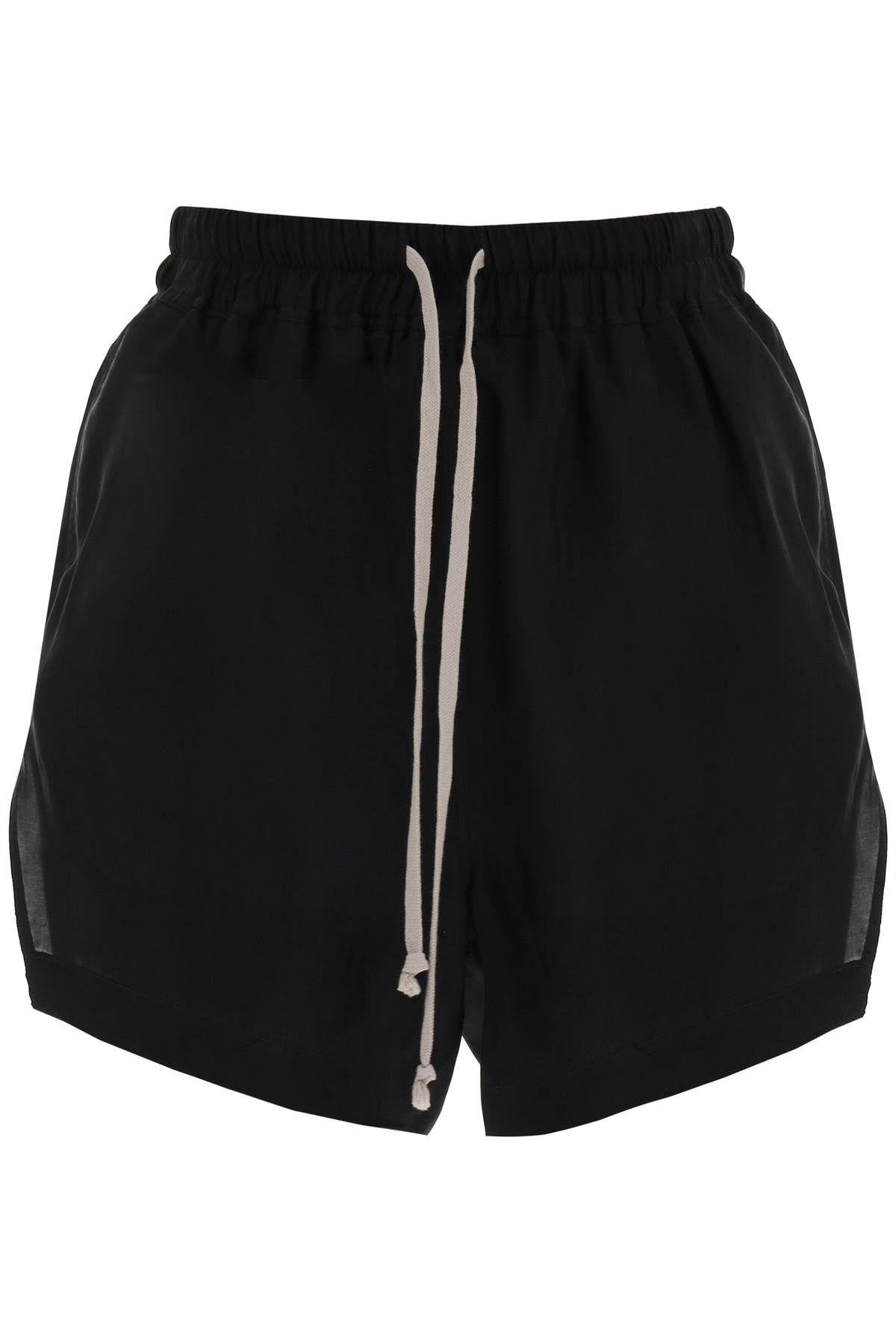 Shop Rick Owens Japonette Sporty Shorts In Black