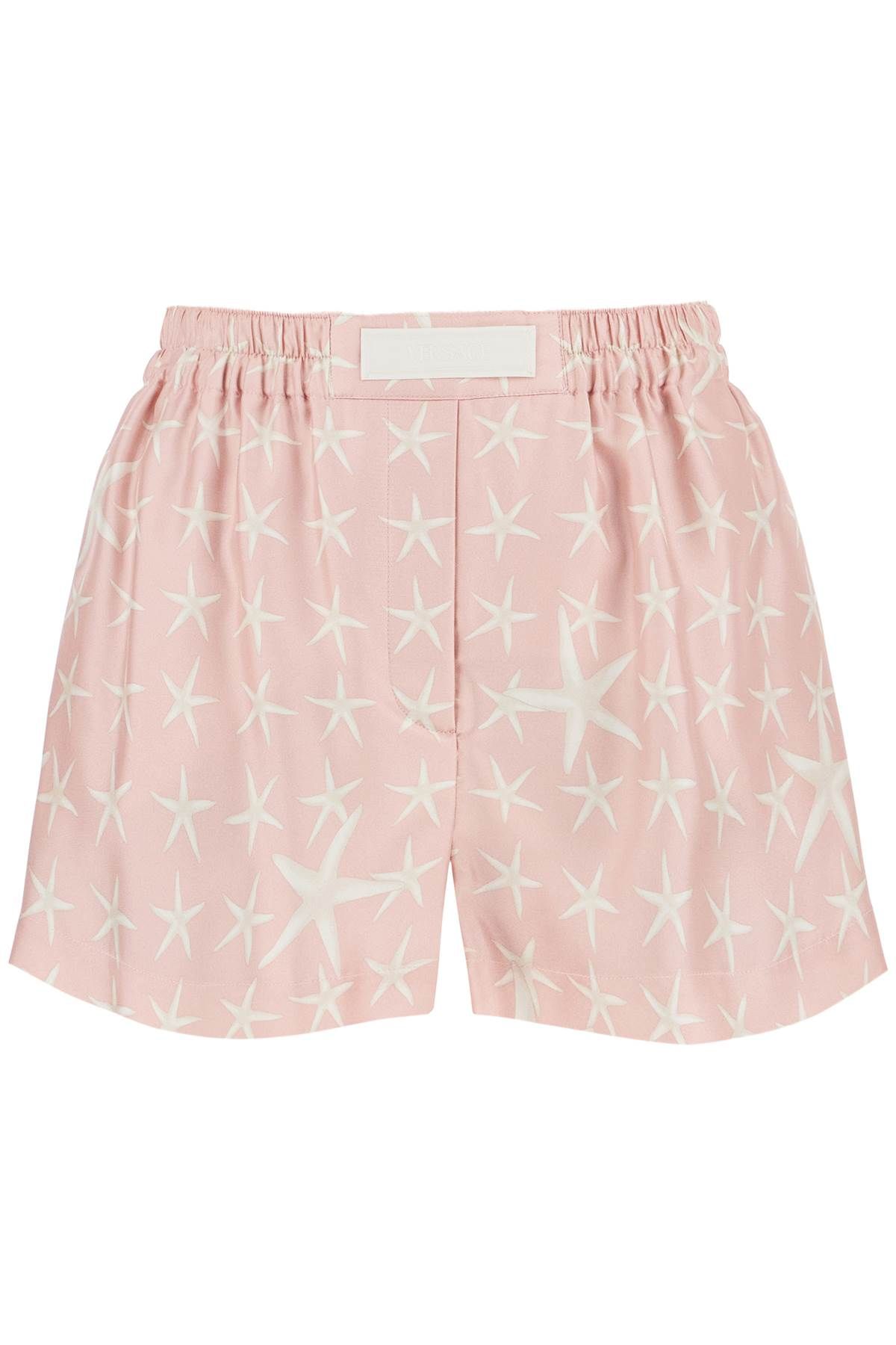 VERSACE 'SILK STARFISH SHORTS SET