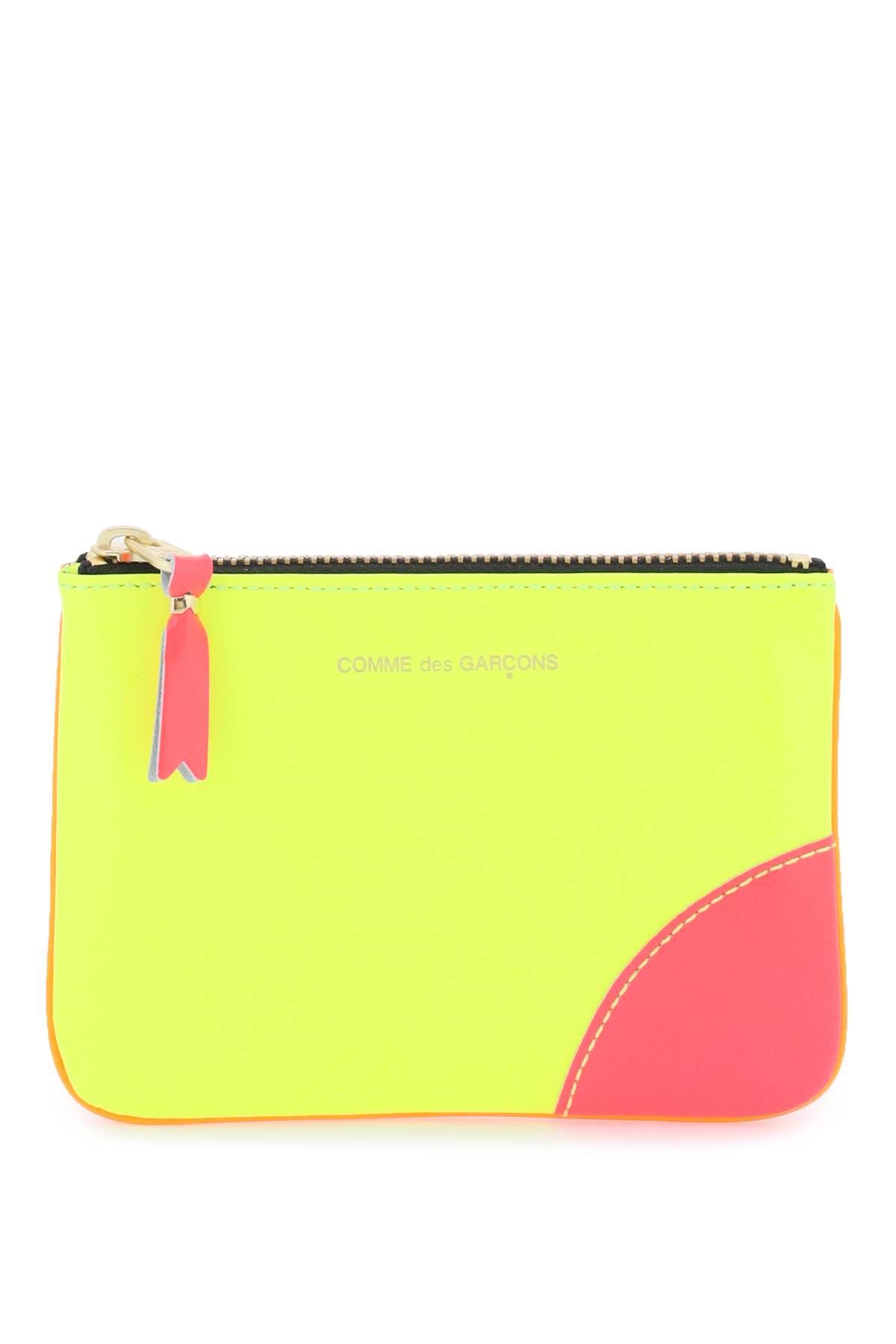 Comme Des Garçons Fluo Mini Pouch In Orange,yellow,fluo