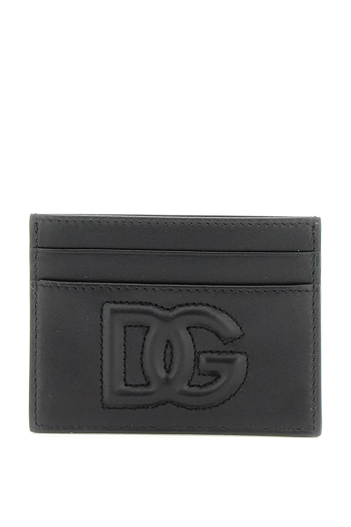 Shop Dolce & Gabbana Cardholder With Logo In Black